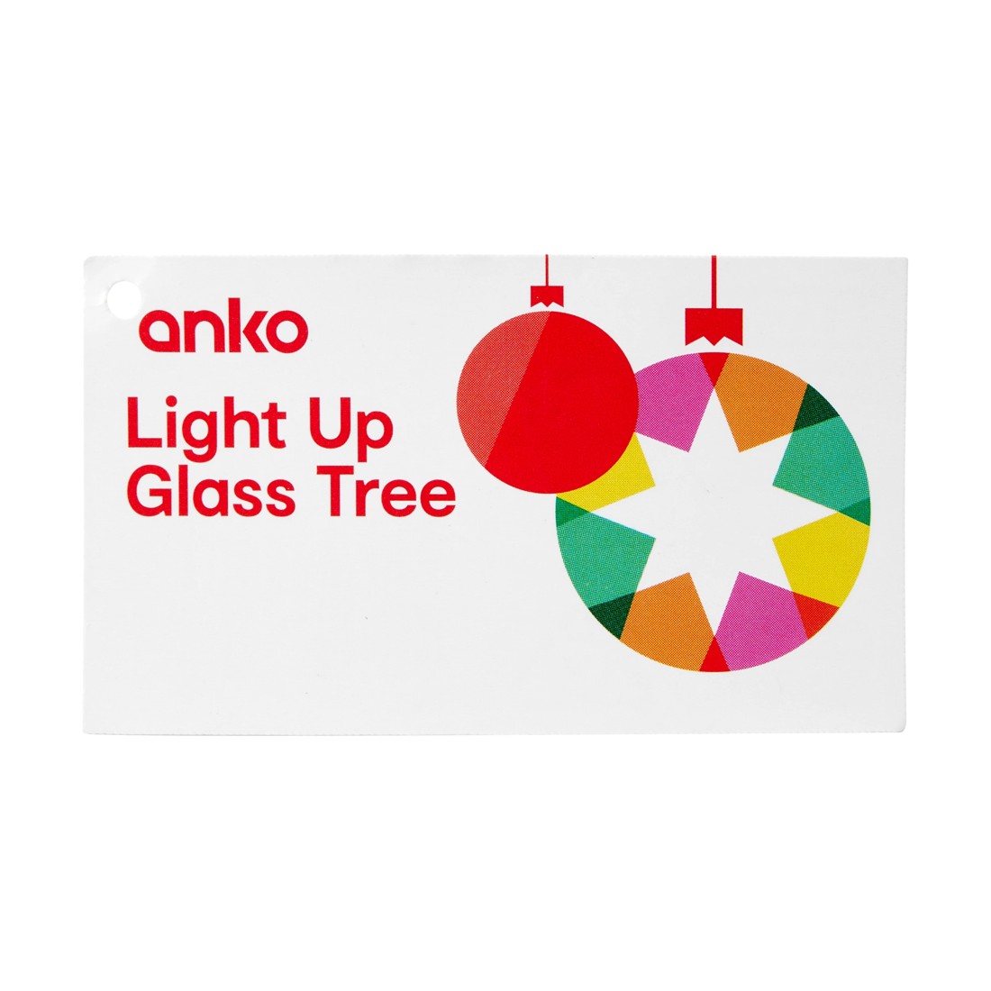6 Light Up Glass Tree - Assorted, 6 of 6