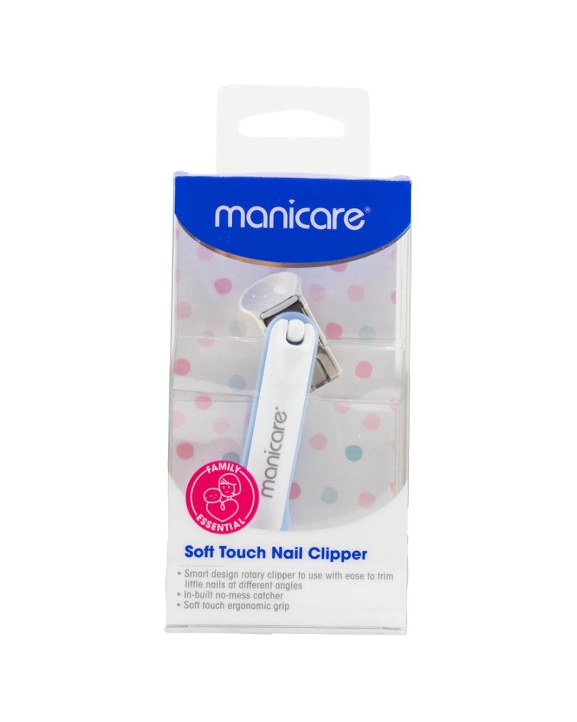 2 Manicare 4PK Soft Touch Rotary Nail Clipper Ergonomic Grip Stainless Steel - Multi, 2 of 3