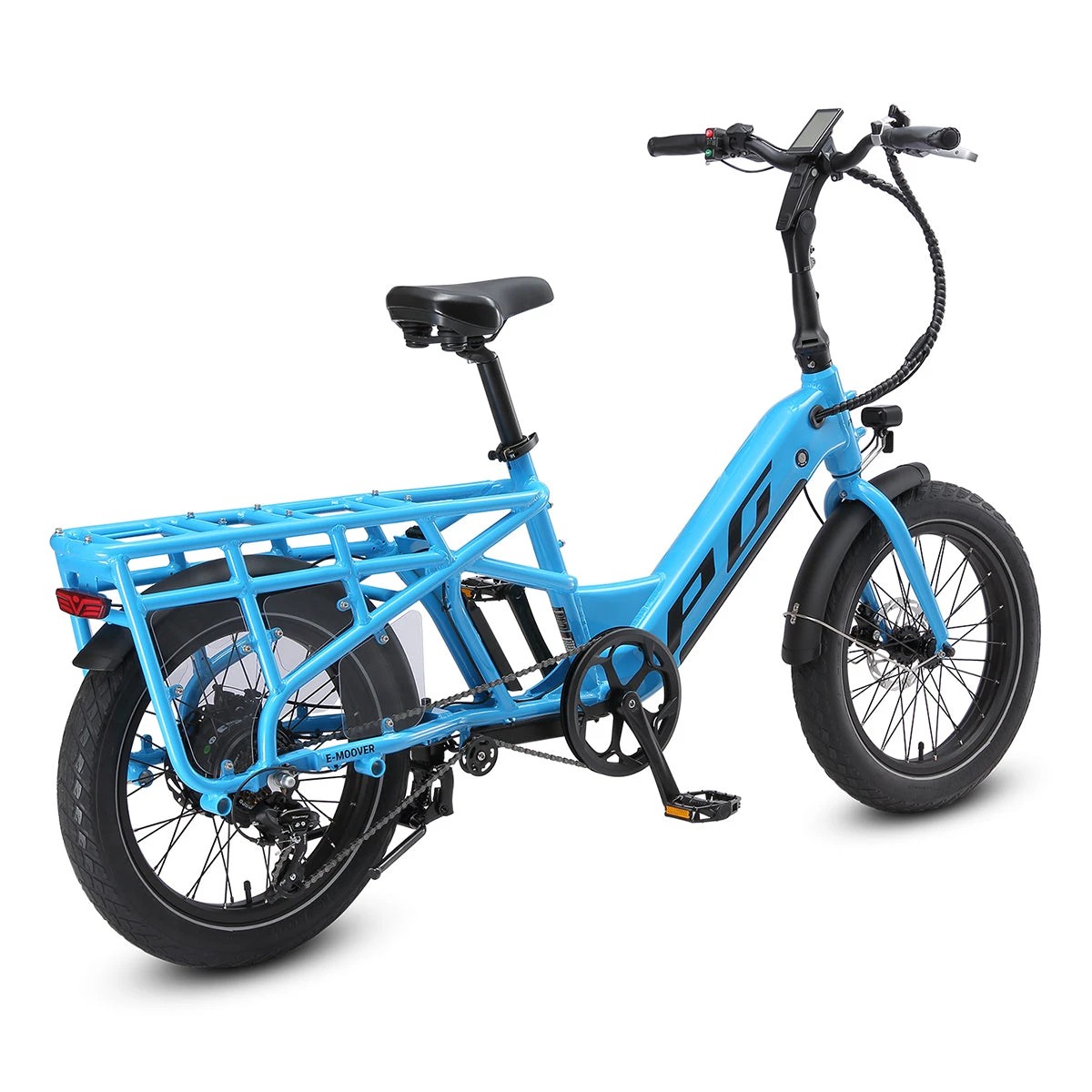 4 Progear E-Moover Cargo Bike - Electric Blue, 4 of 9