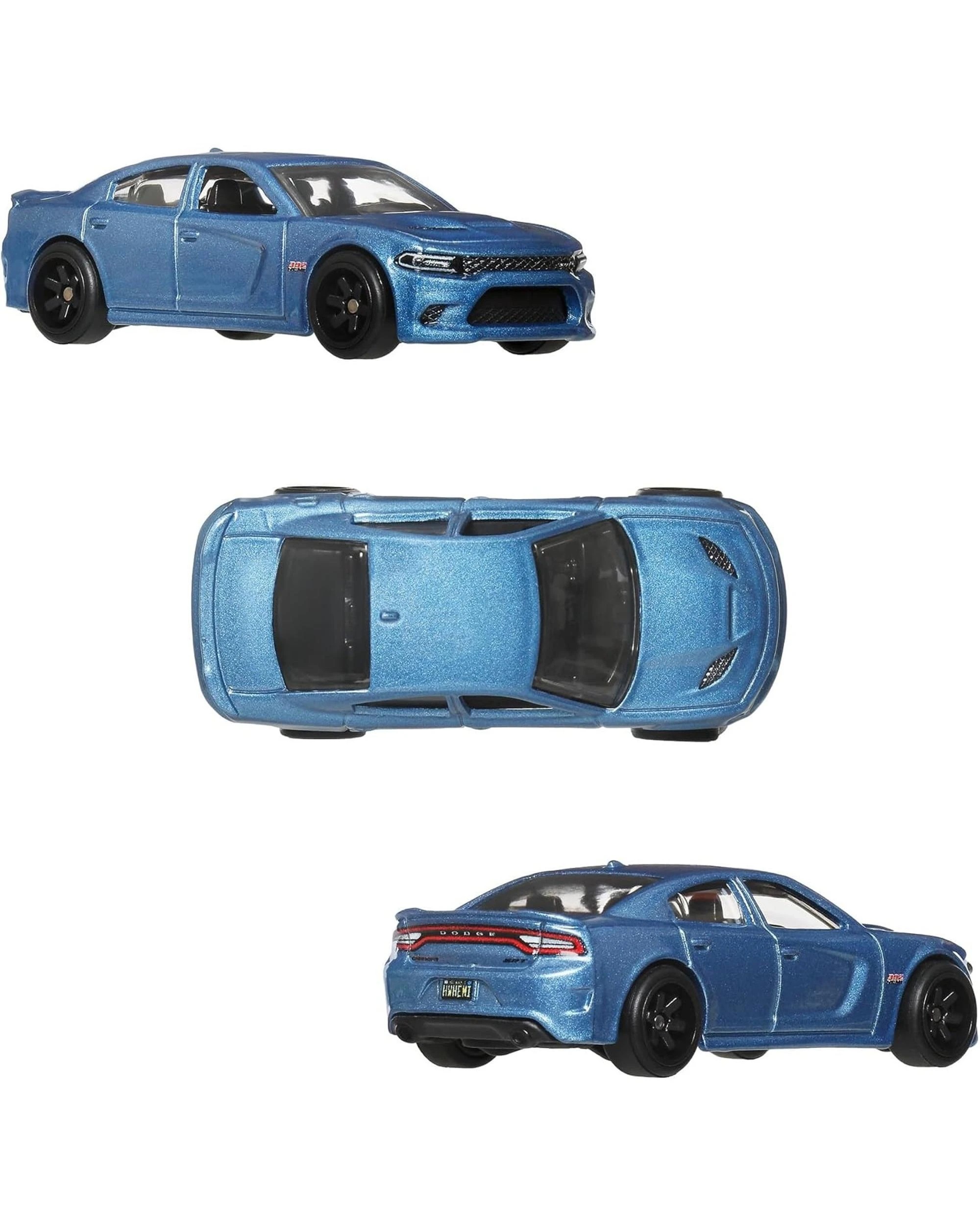 3 Hot Wheels Premium Car Culture 2018 Dodge Challenger SRT Demon and 2015 Dodge Charger SRT Diecast Vehicle 2 Pack, 3 of 3