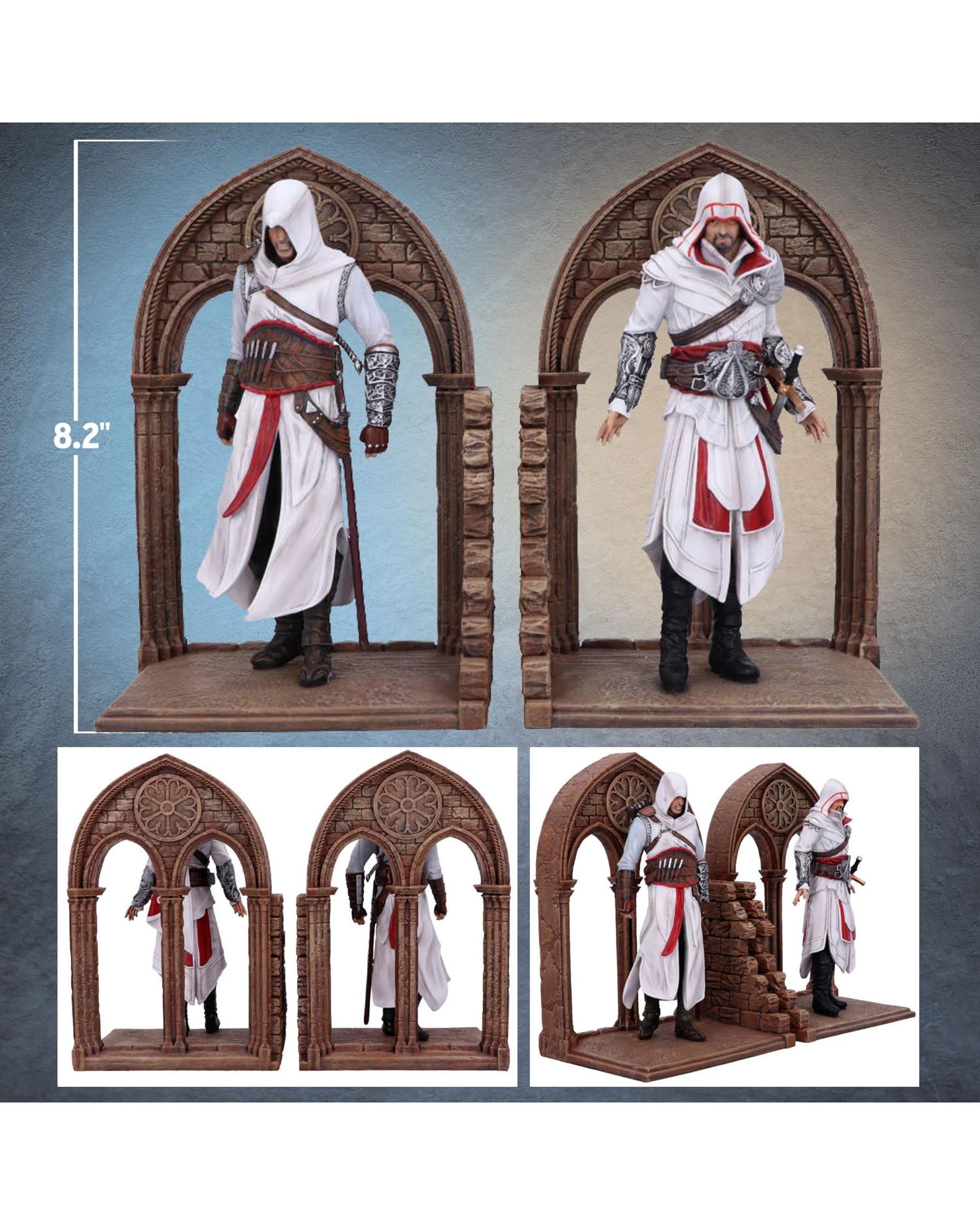 8 Assassin's Creed Altaïr and Ezio Bookends, 8 of 8