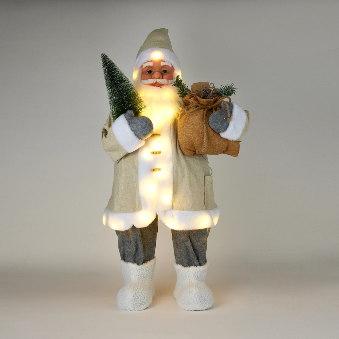1 Light Up Luxury Santa, 1 of 7