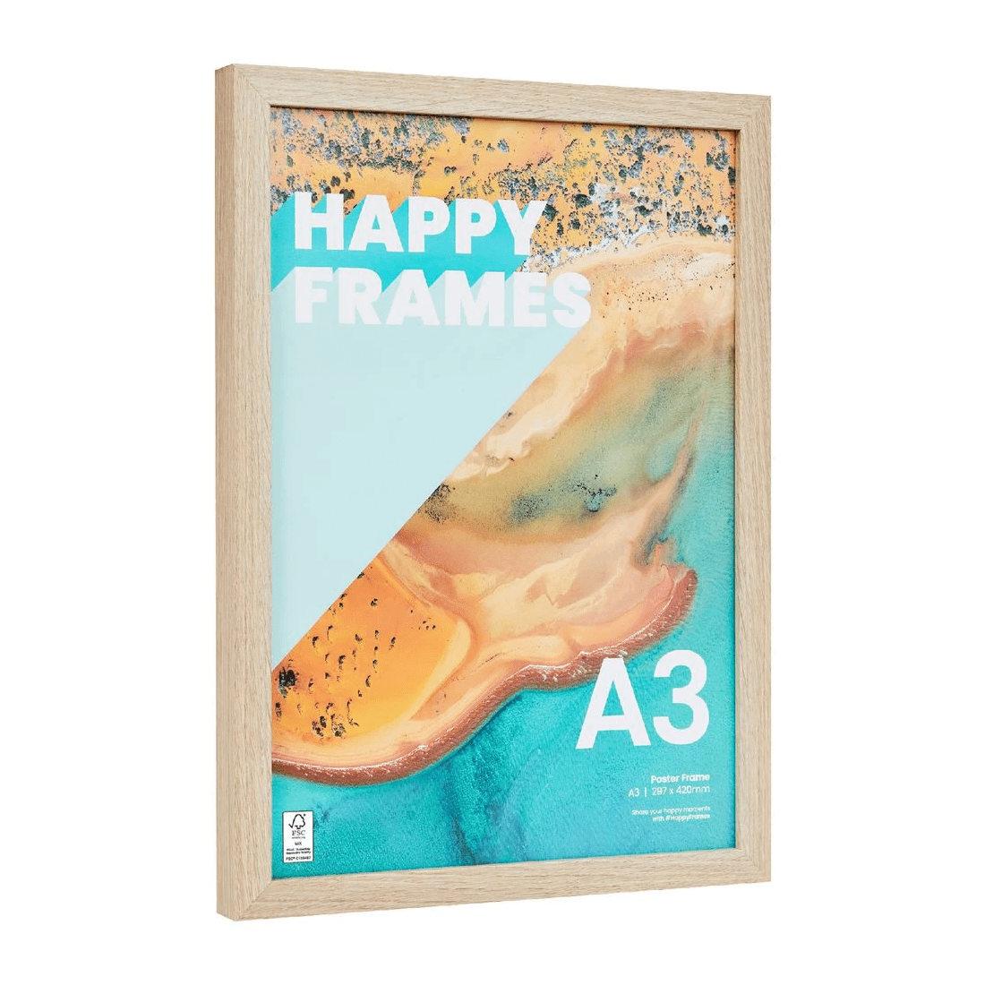 2 A3 Poster Frame Oak, 2 of 4