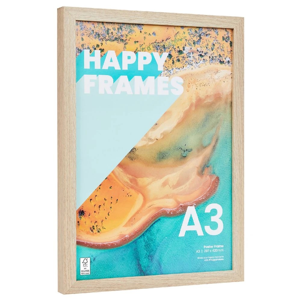 2 A3 Poster Frame Oak, 2 of 4
