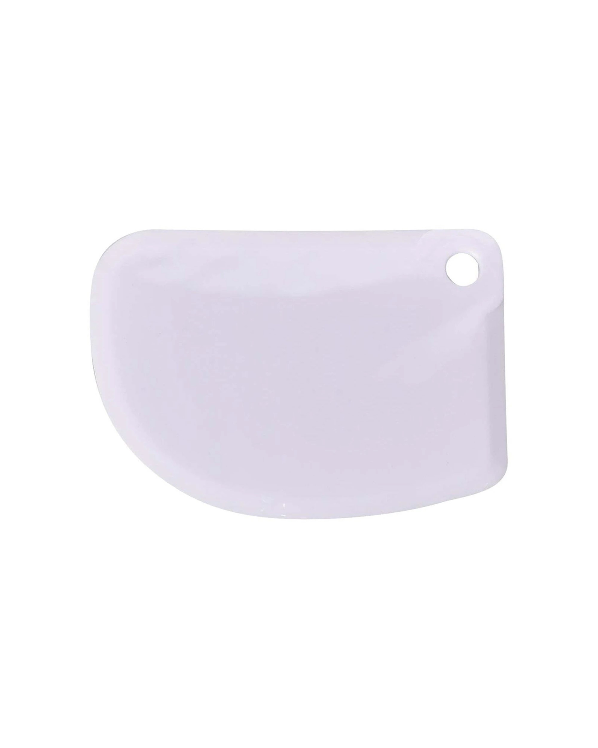 1 Bakemaster 12cm Dough Scraper Durable Dishwasher Safe With Hanging Loop - White, 1 of 3