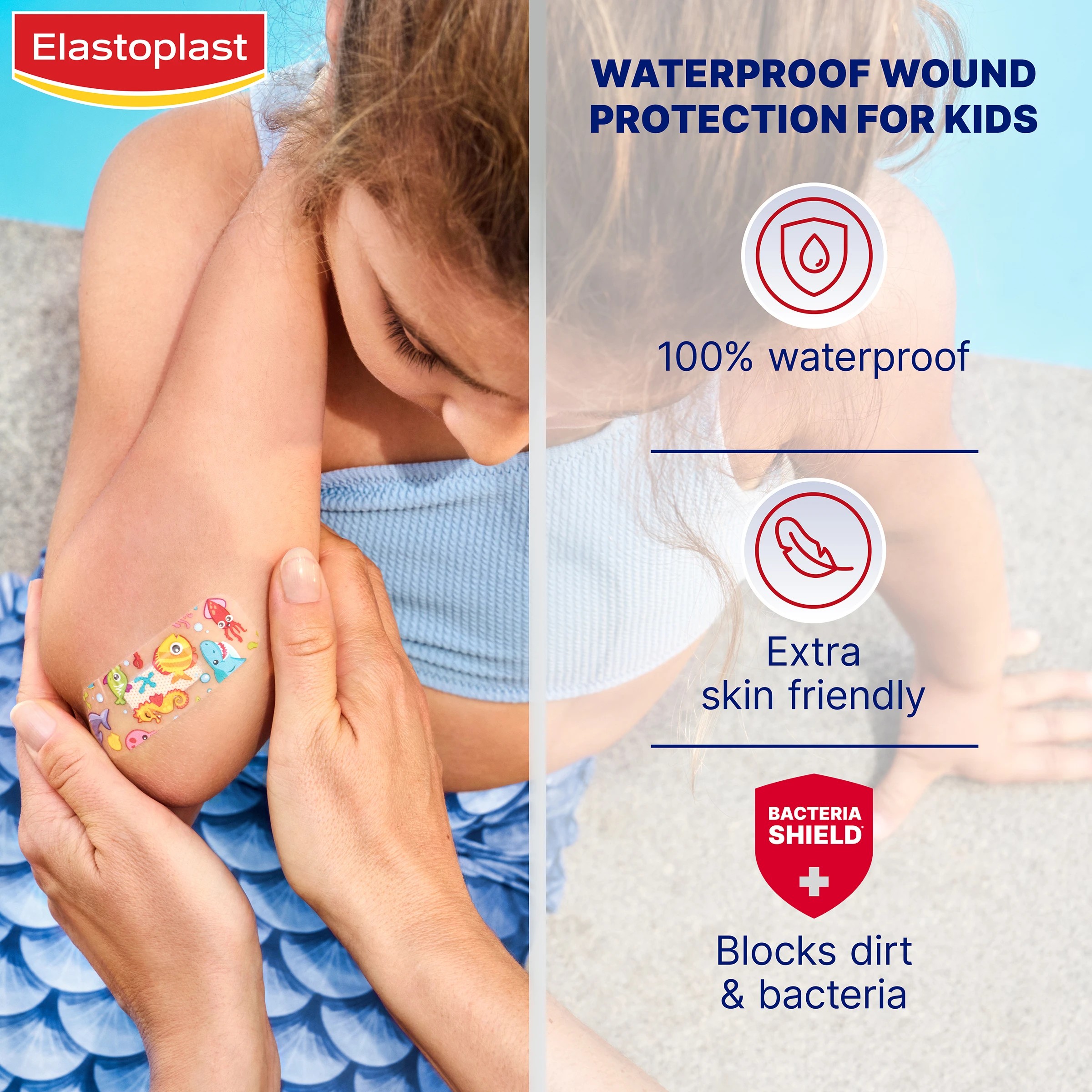3 20 Pack Elastoplast Waterproof Kids Strips, 3 of 10