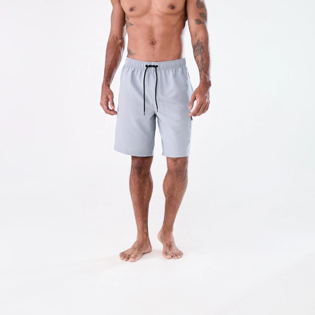 7 Elastic Waist Regular Cargo Boardshorts RAINDROPS GREY, 7 of 7