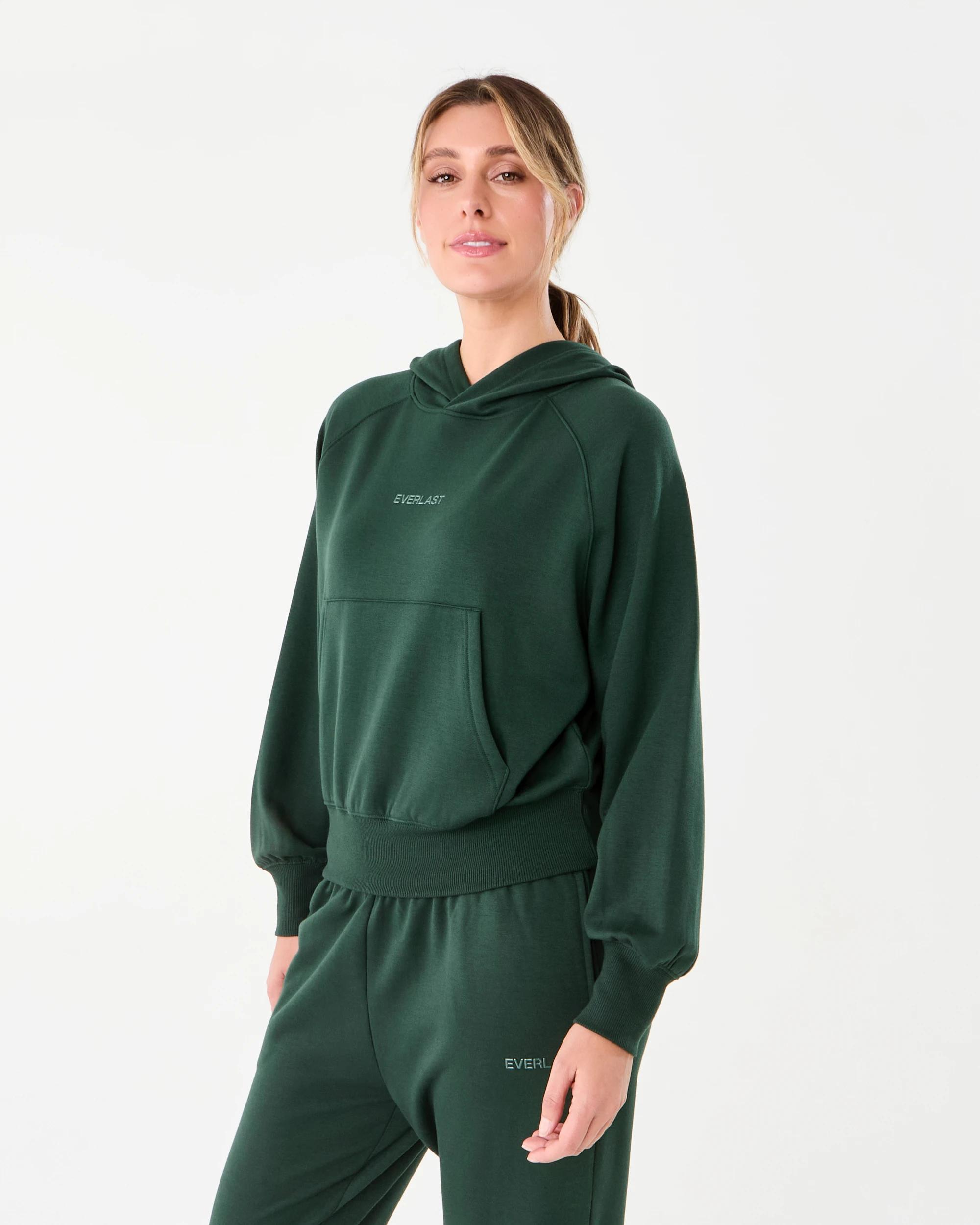 2 Everlast Womens Evercloud Hoodie Pine, 2 of 7