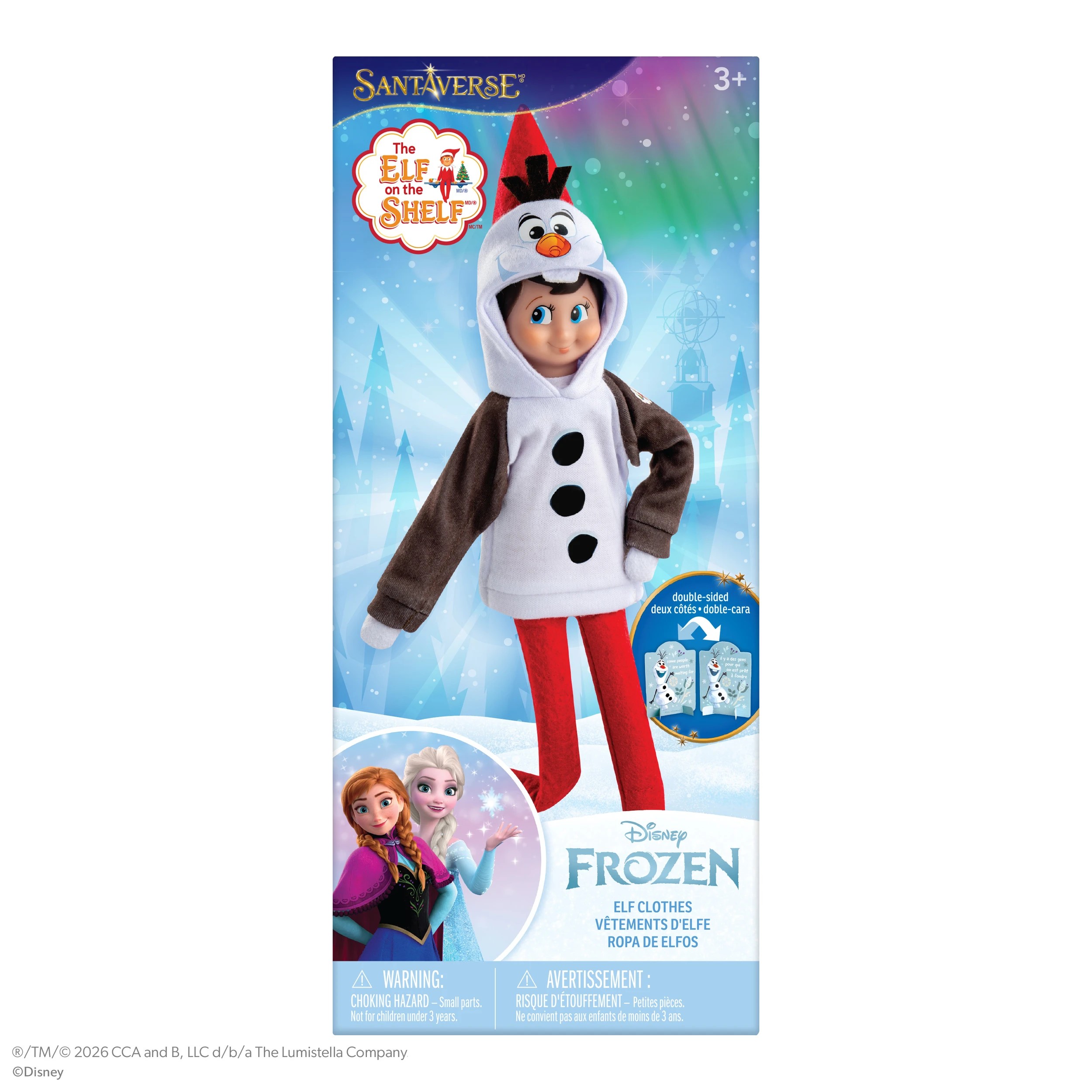 1 2 Piece Santaverse The Elf on the Shelf: Disney Frozen Elf Clothes, 1 of 5