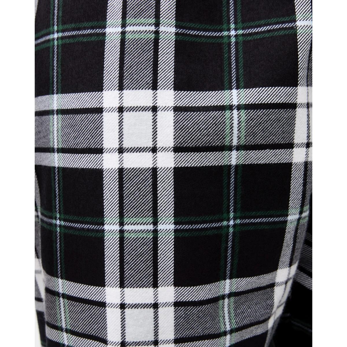 5 Flannel Sleep Pants Blk Check, 5 of 5