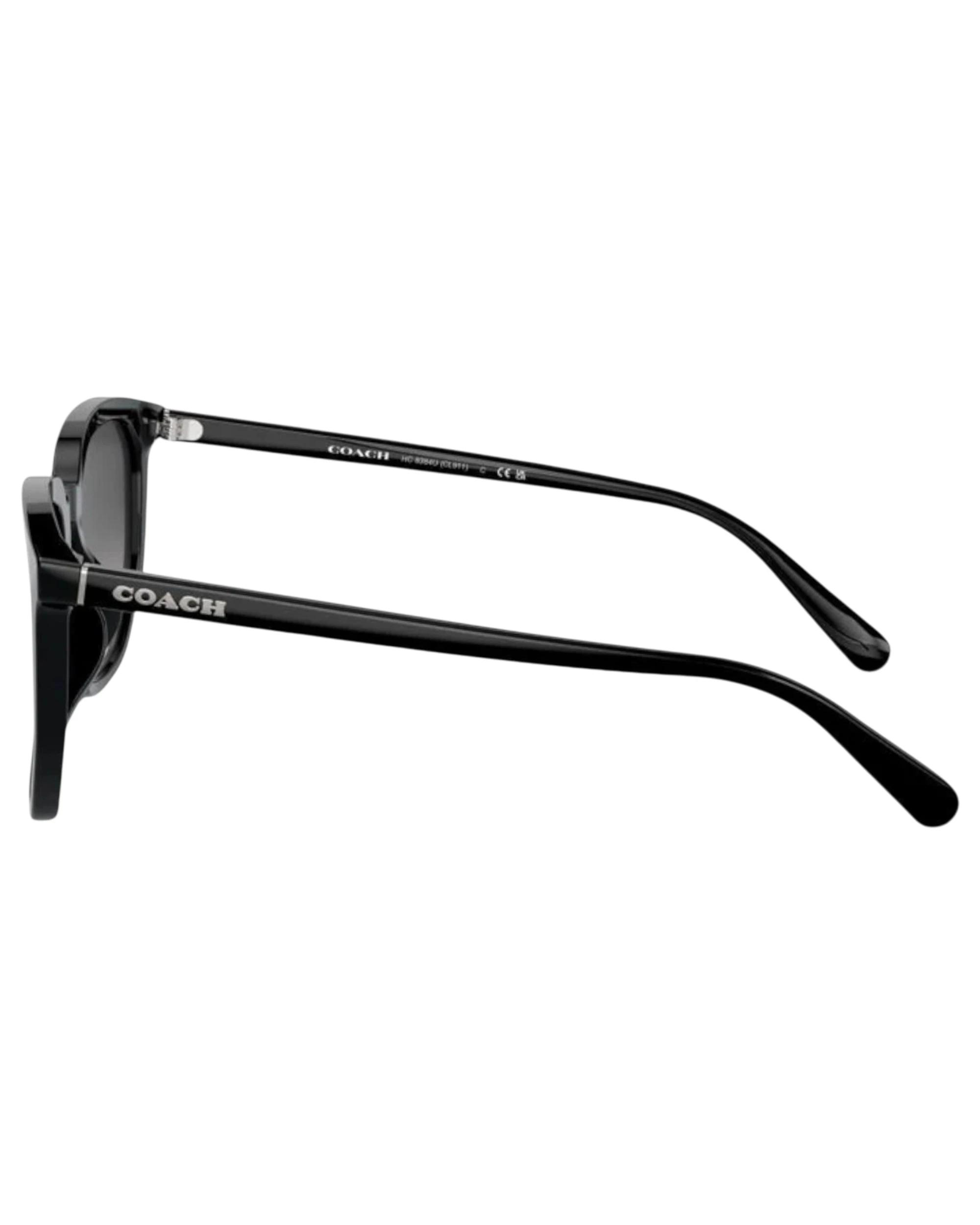 5 Coach Mens Sunglasses HC8384U Black/ Dark Grey Gradient Sunnies BLACK/DARK GREY, 5 of 5