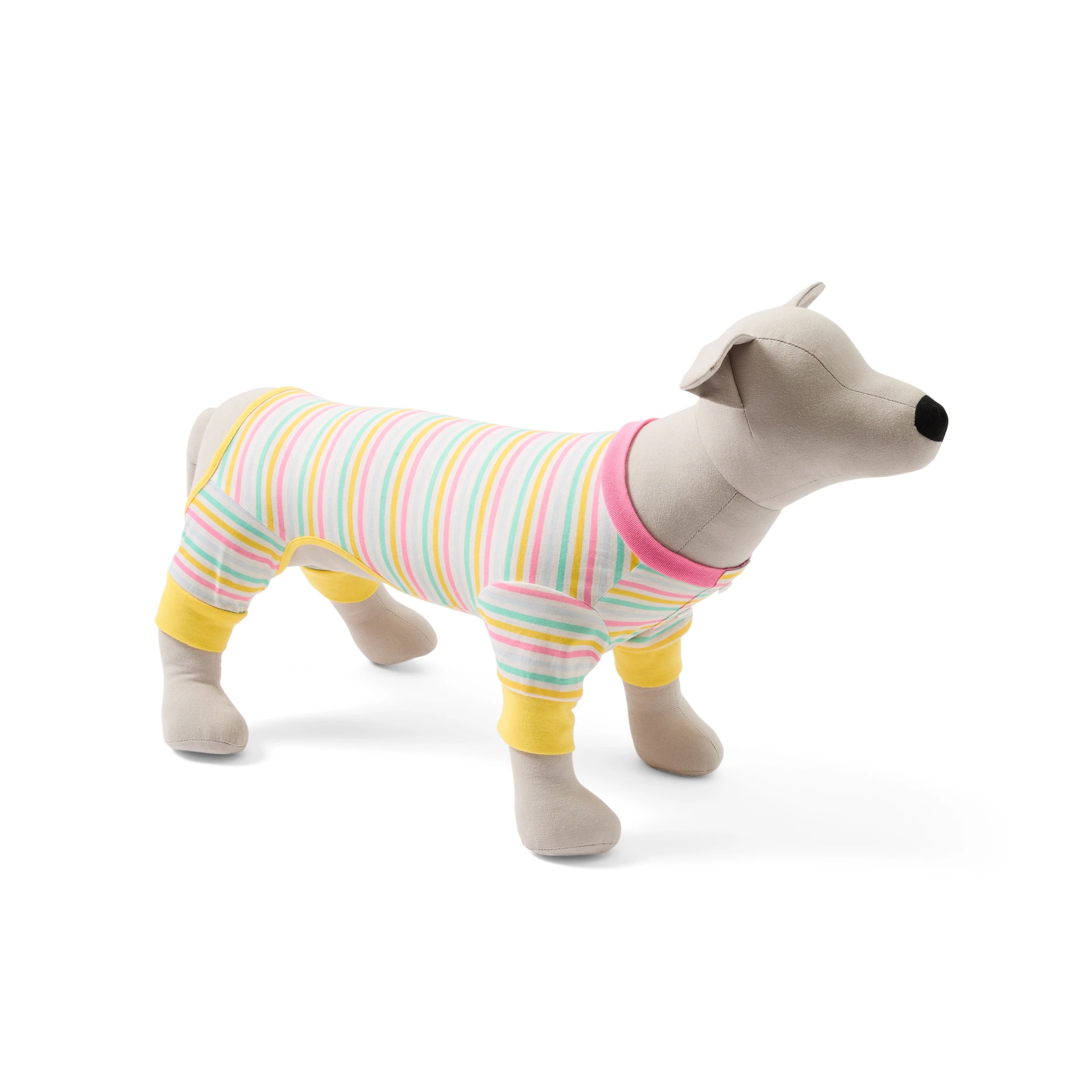 1 Pet Pyjamas Stripe - Extra Large, Pink, 1 of 9