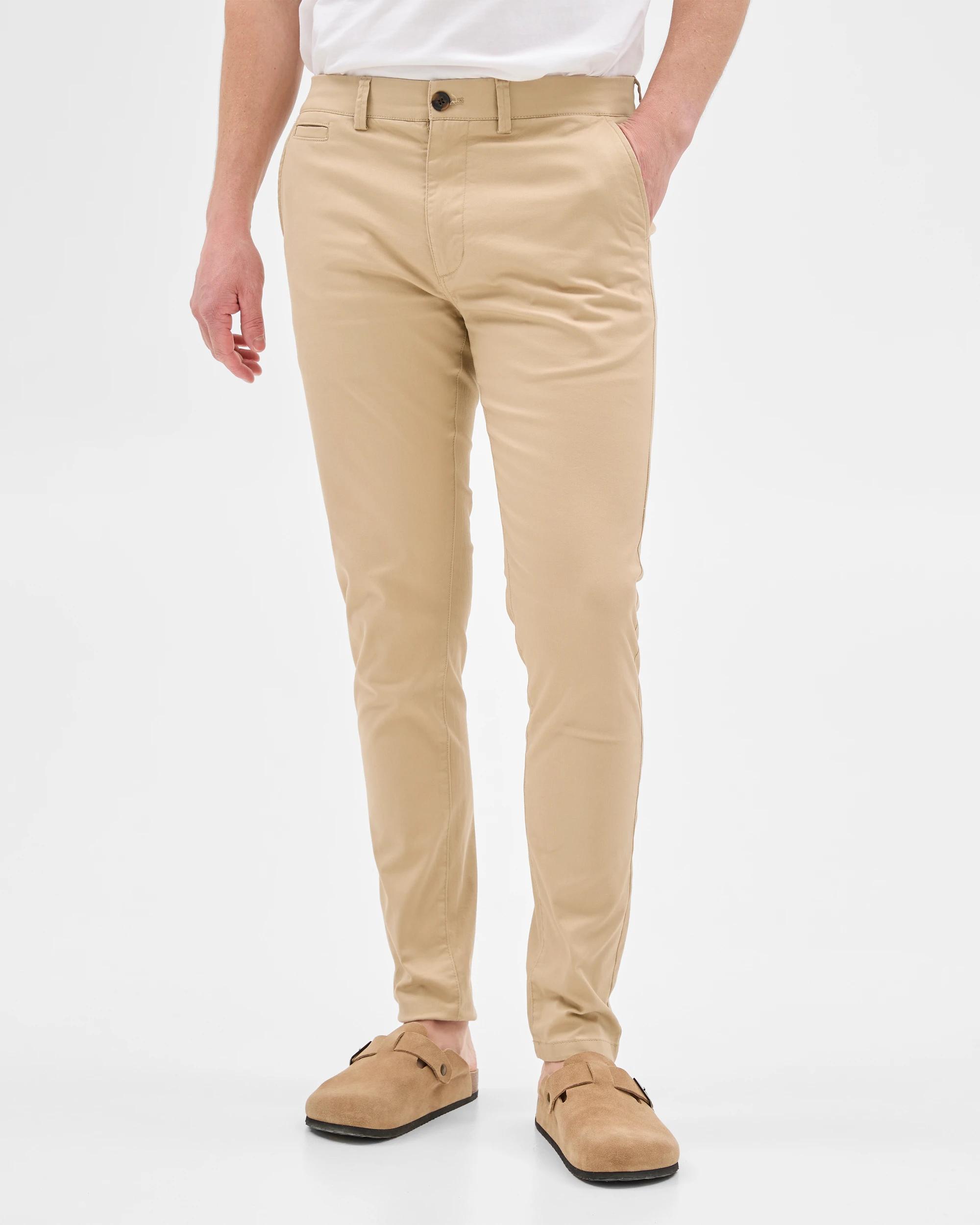 3 Target Australian Cotton Skinny Chino Pants TAN, 3 of 6