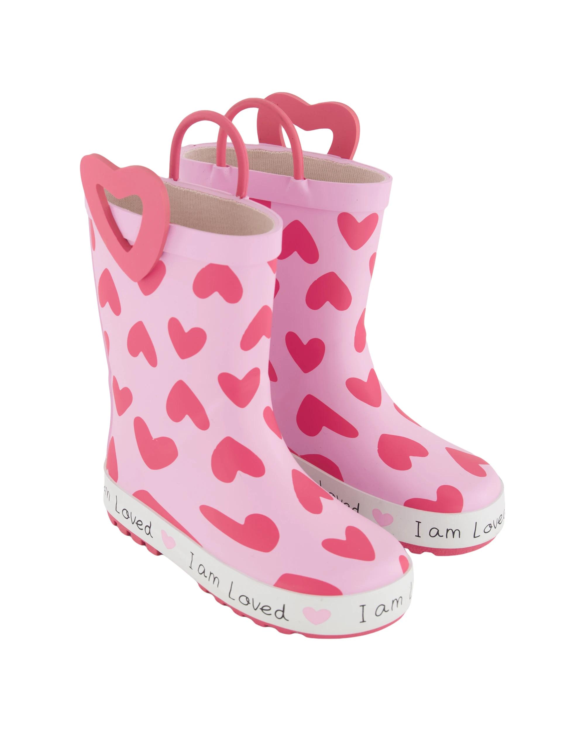 2 Junior Rainboots Hearts, 2 of 4
