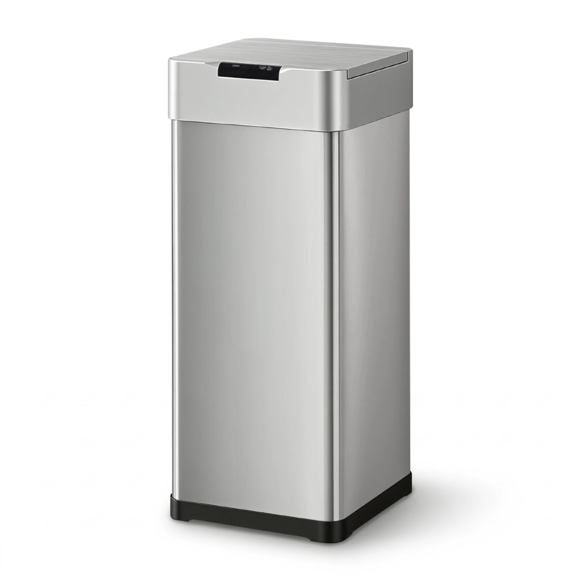 1 Devanti 50L Sensor Bin Motion Rubbish Bins Kitchen Automatic Trash Can - Silver, 1 of 1