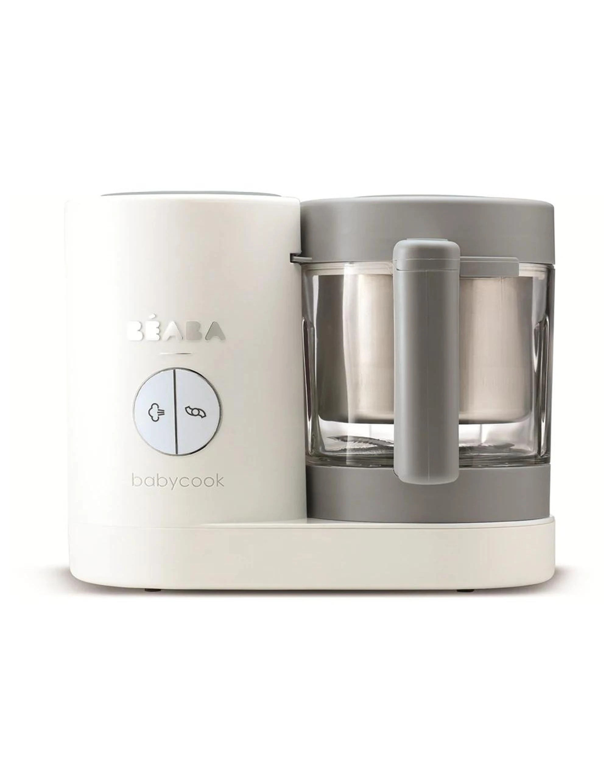 1 Beaba Babycook Neo Baby Food Processor Steam Cook Blend White  Grey, 1 of 8