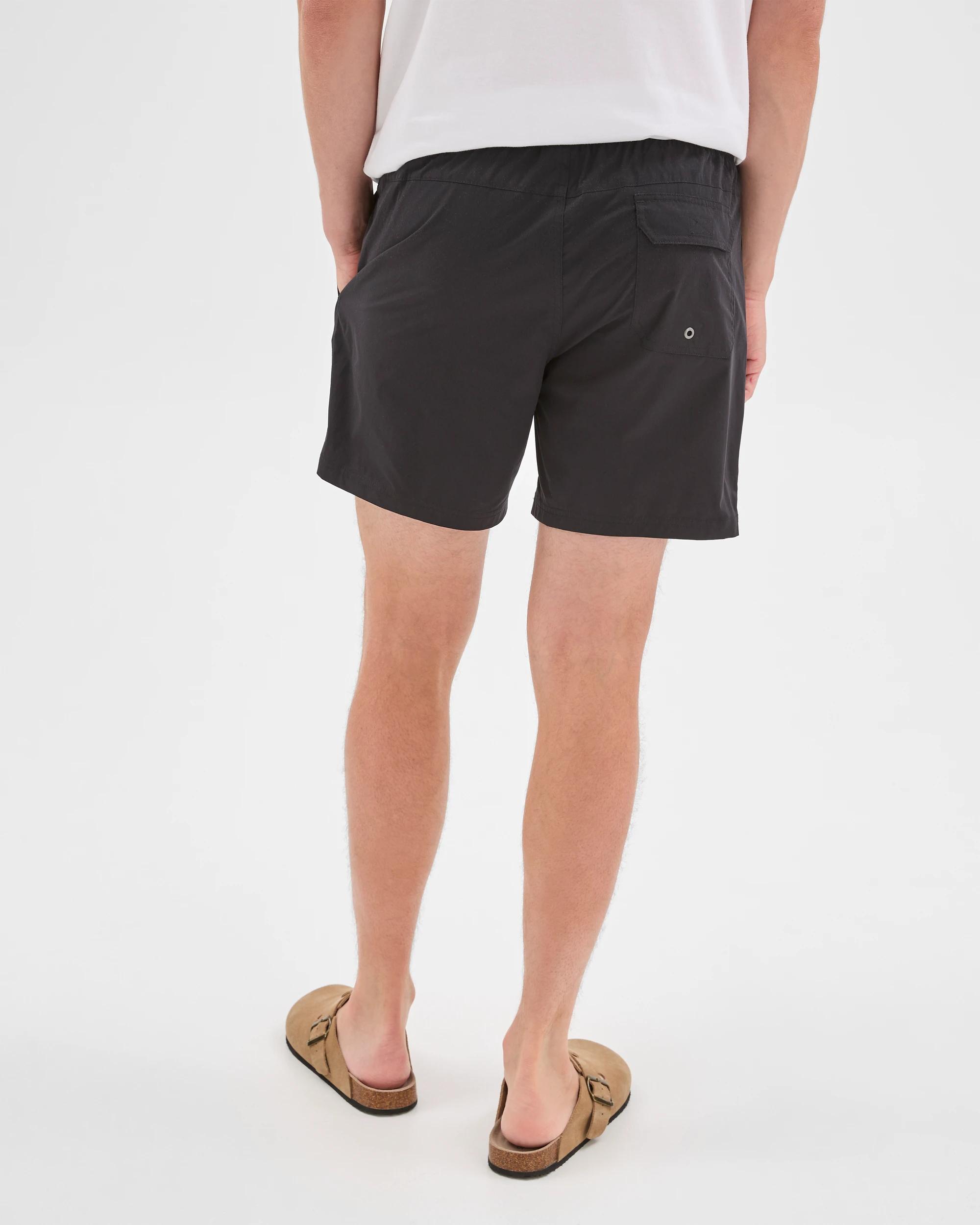 5 Target Man Elastic Waistband Bondi Shorts BLACK, 5 of 5