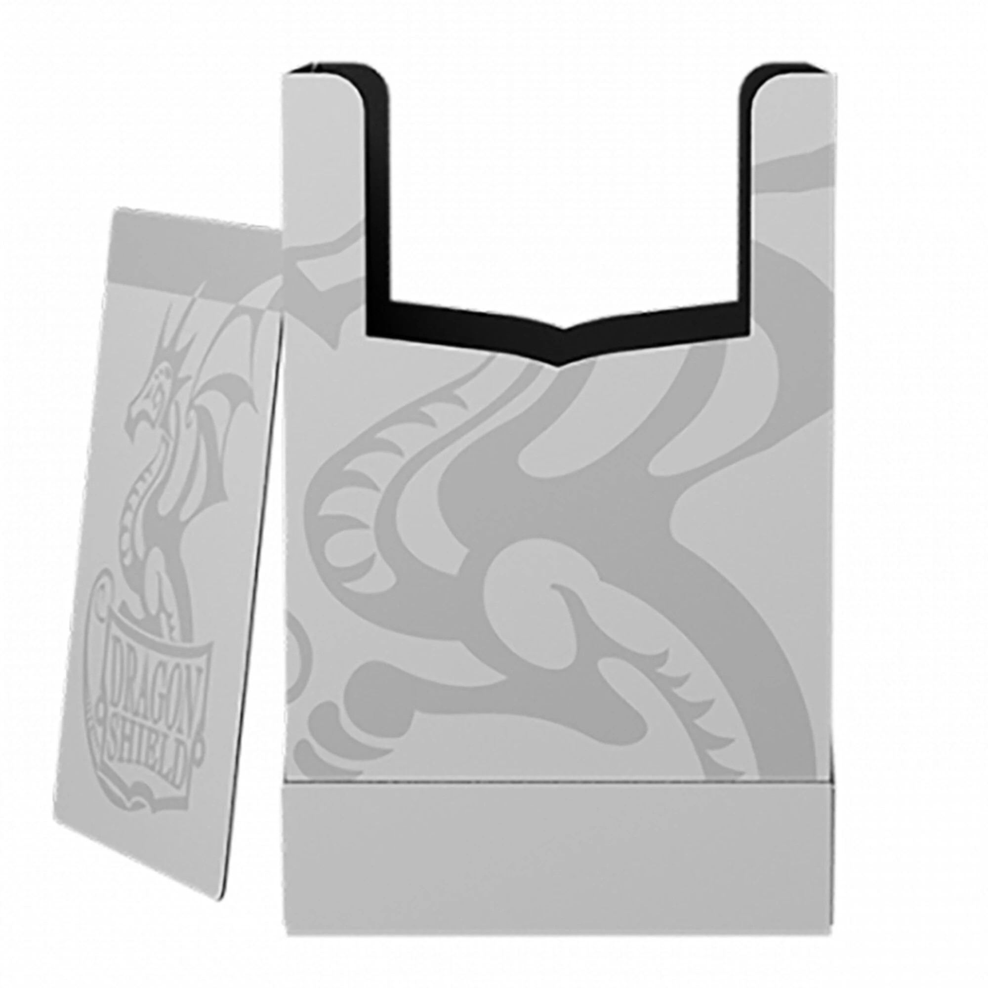 2 Dragon Shield TCG - Deck Shell Deck Box - Ashen White, 2 of 2