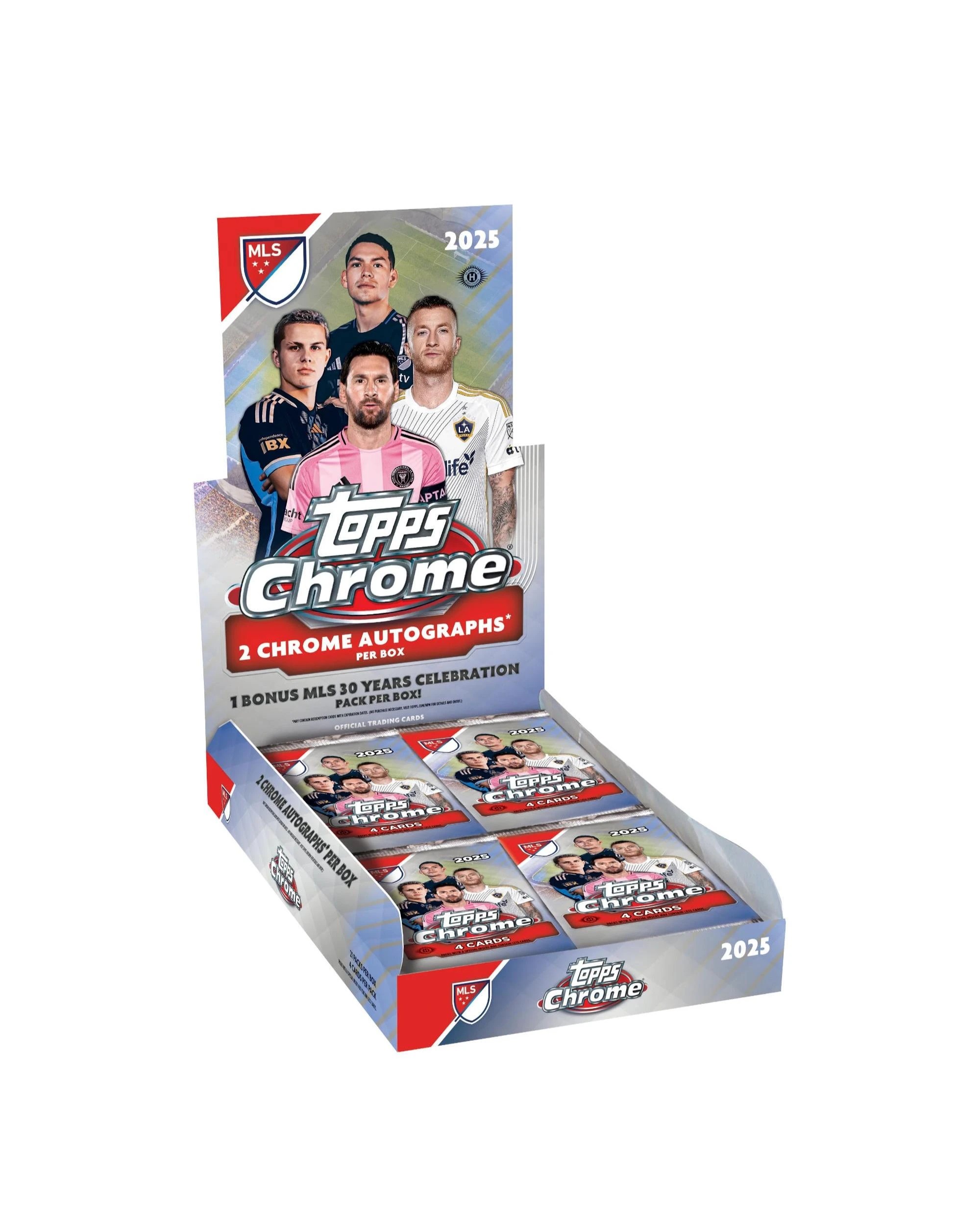 1 Topps Chrome MLS Major League Soccer 2025 Hobby Box, 1 of 10