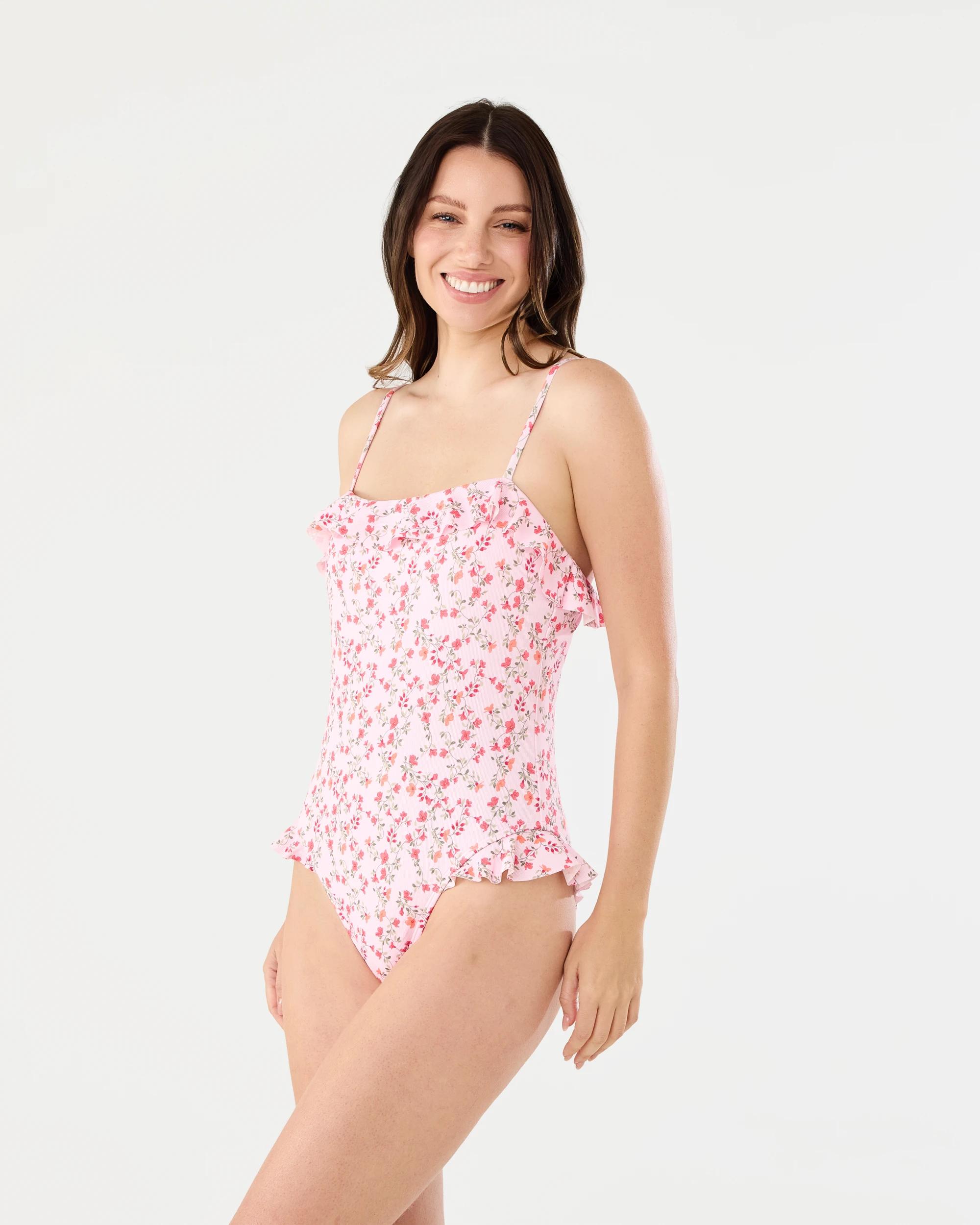 2 Ruffle One Piece Swimsuit Baltrditsy, 2 of 7