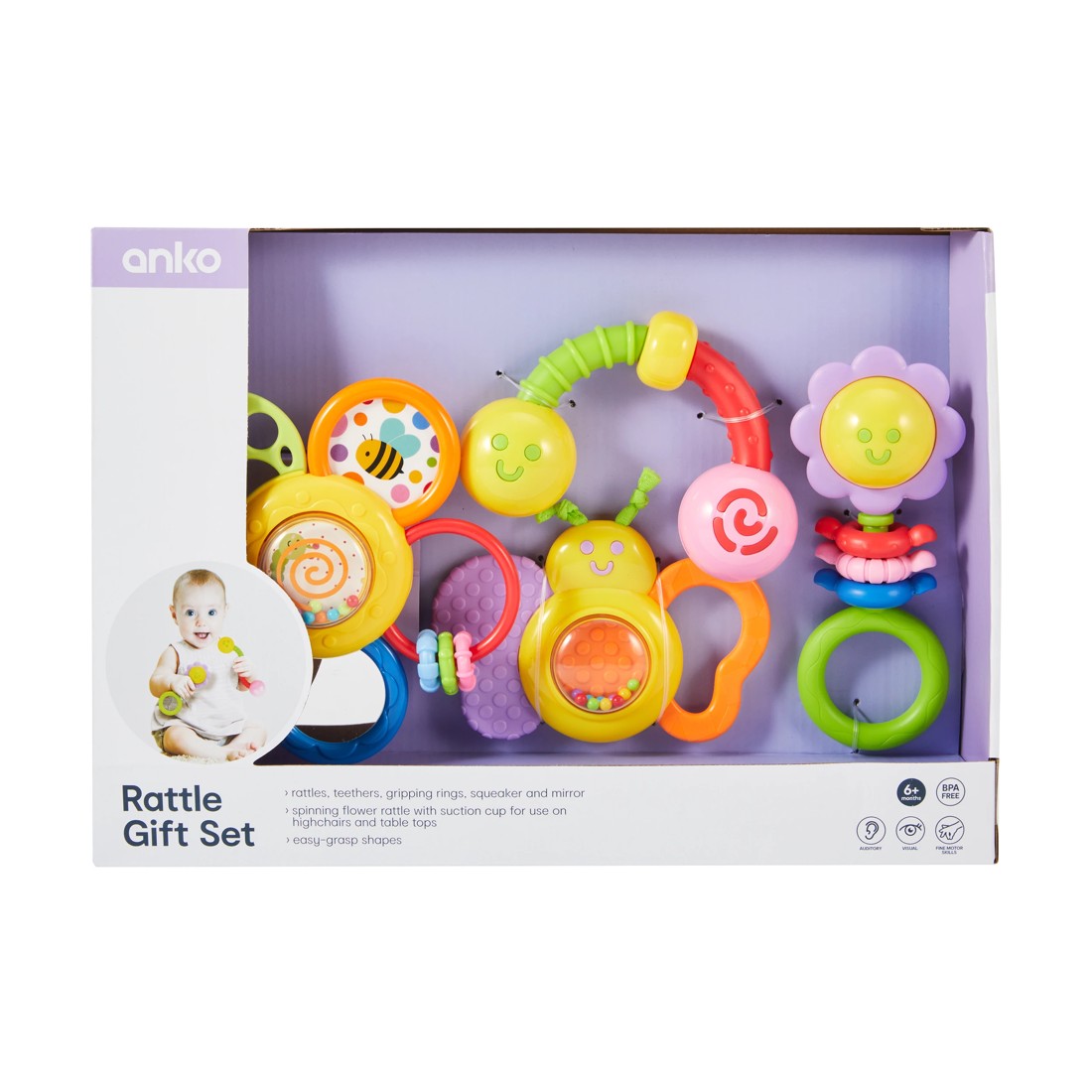 6 Rattle Gift Set, 6 of 7