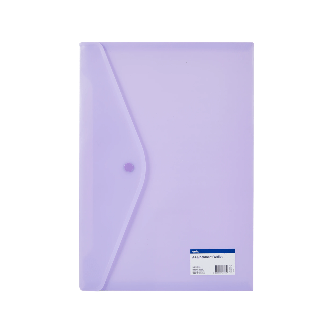 6 A4 Document Wallet - Purple, 6 of 6