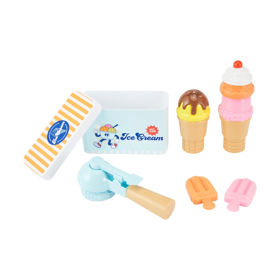 3 10 Piece Ice Cream Set, 3 of 7