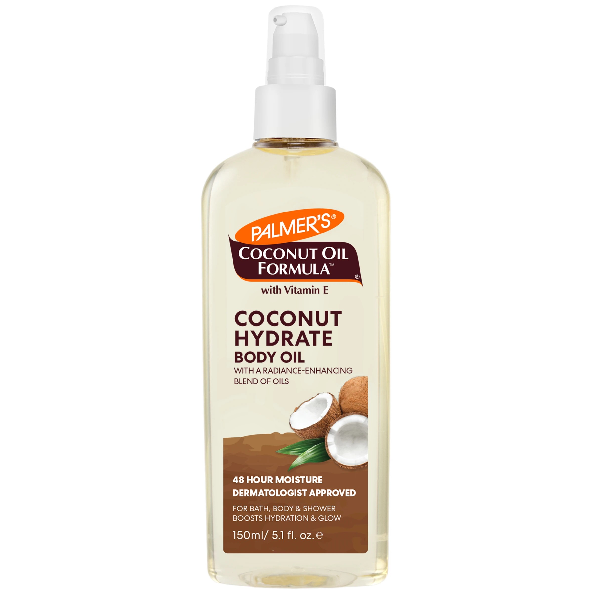 1 Palmer's Coconut Oil Formula Body Oil 150ml - Vitamin E, 1 of 5