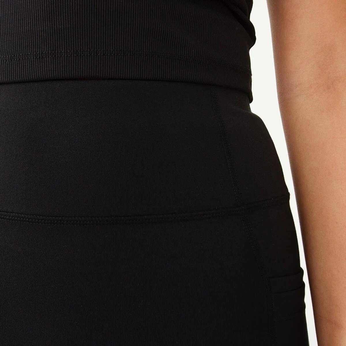 6 Active Womens Pocket Ultra Soft Shorts Black, 6 of 6
