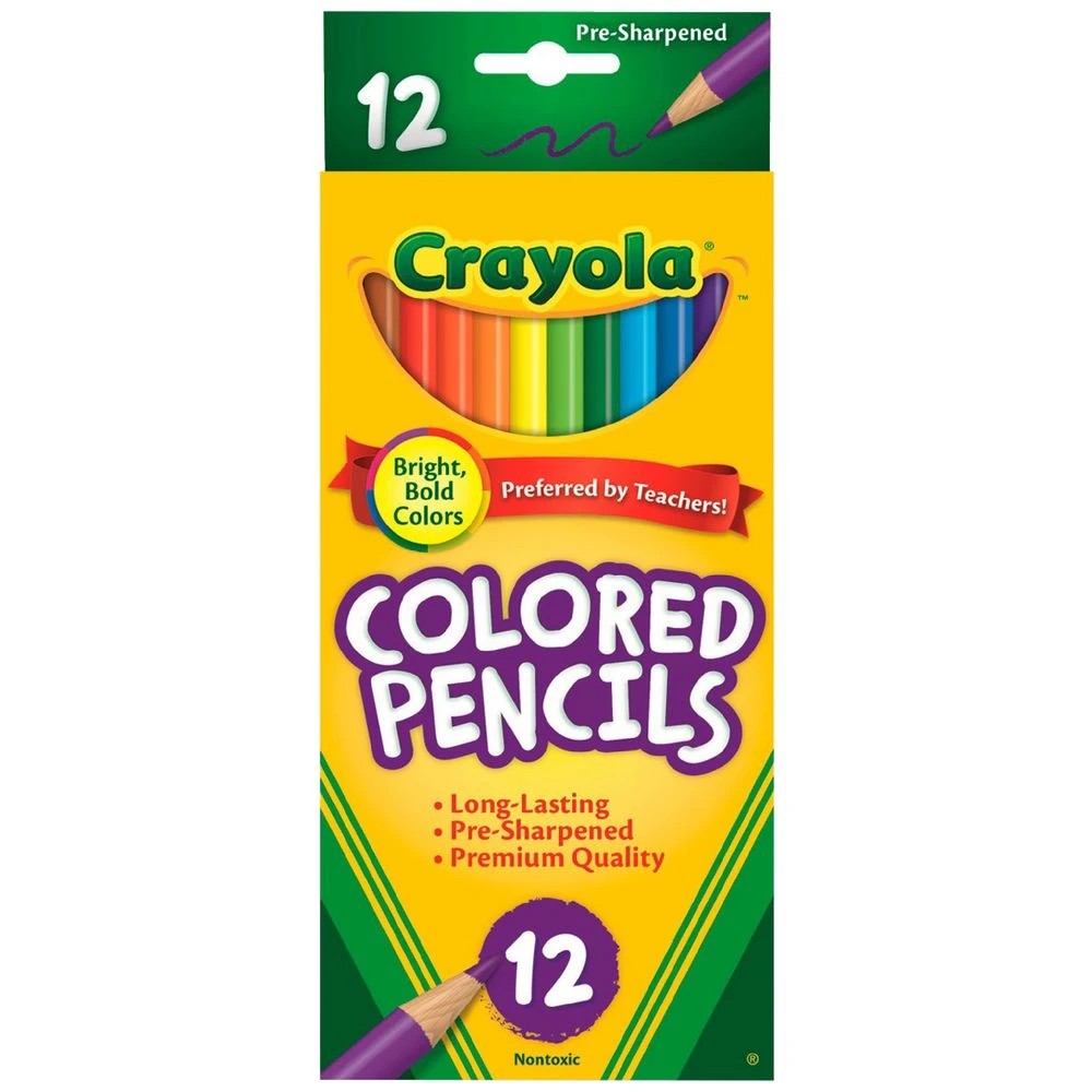 1 Crayola Coloured Pencils 12 Pack, 1 of 2