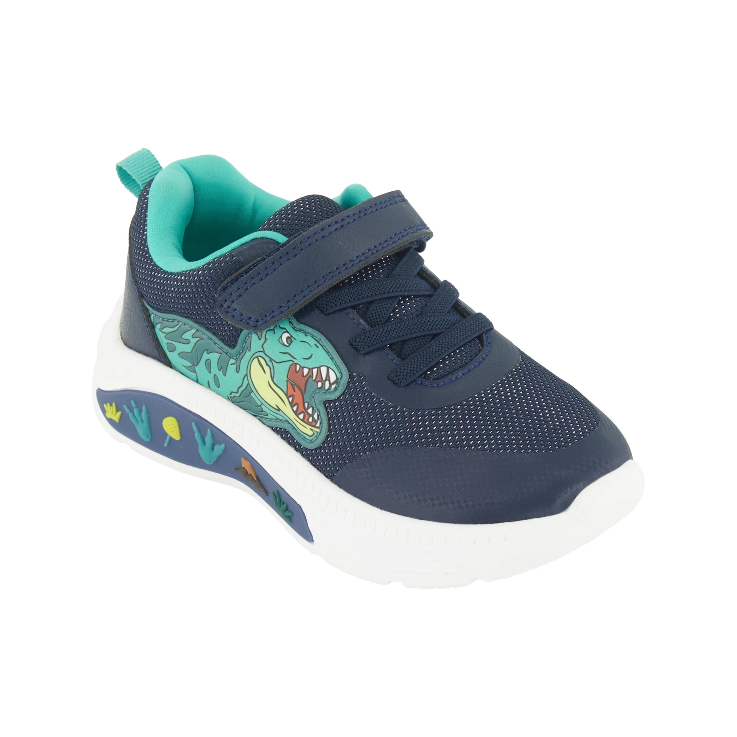 3 Junior Casual Shoes NAVY LIGHT UP DINO, 3 of 5