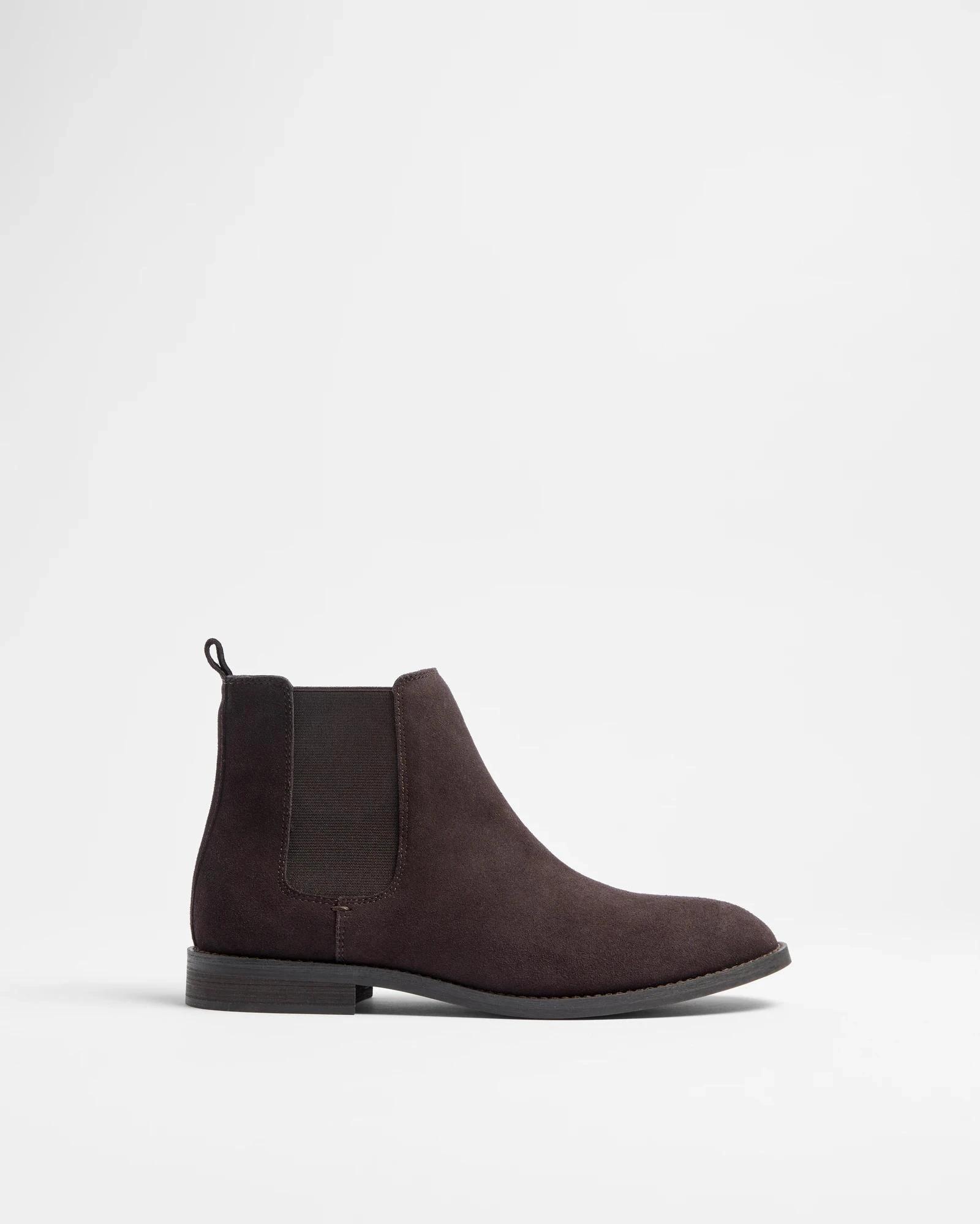 1 Target Mens Leather Chelsea Boot - James CHOCOLATE, 1 of 3