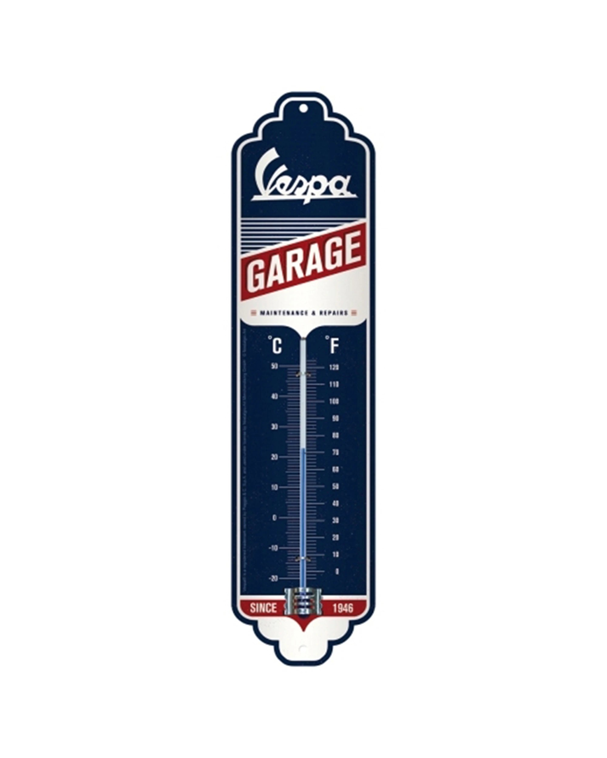 Nostalgic-Art Thermometer Vespa Garage Retro German Made Metal Wall ...