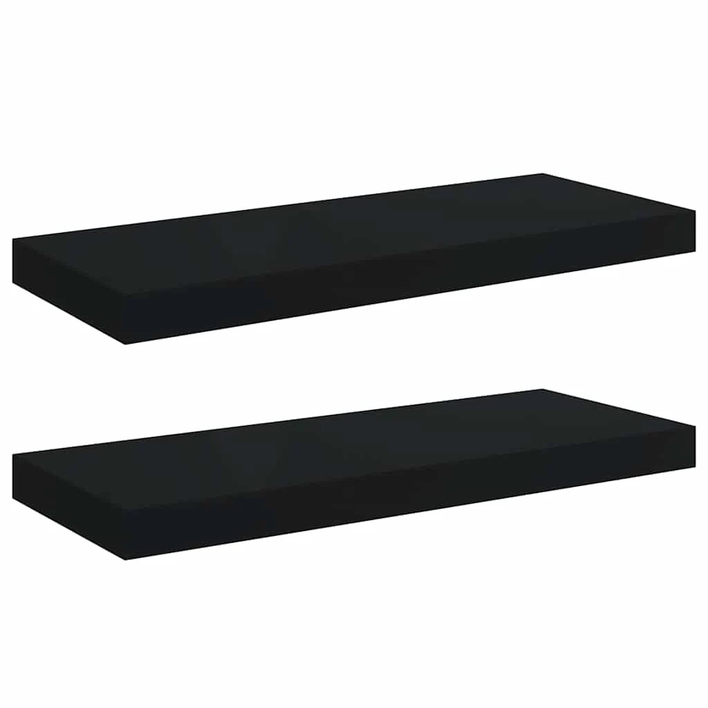 1 vidaXL Wall shelf Wall mounting - Black, 1 of 9
