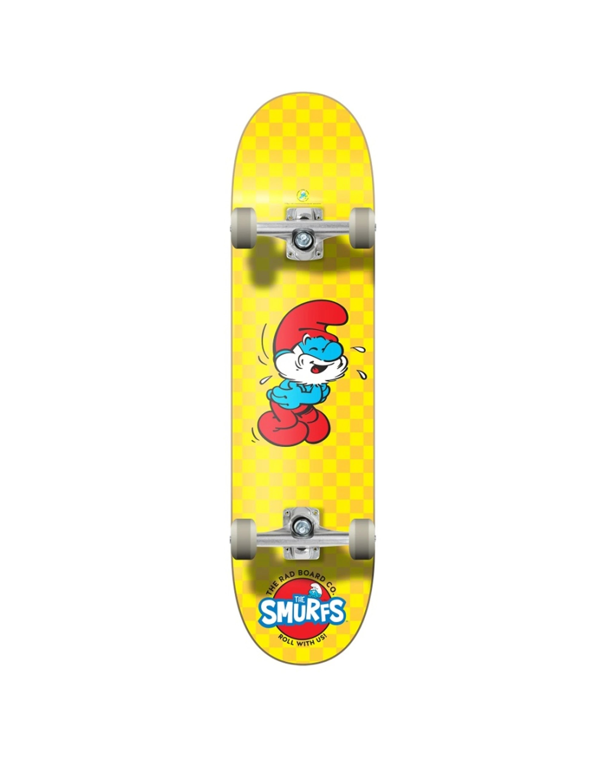 1 Rad Board Co Smurfs Complete Skateboard Dude Crew Papa Laughing 7.75 Inch - Multi, 1 of 7
