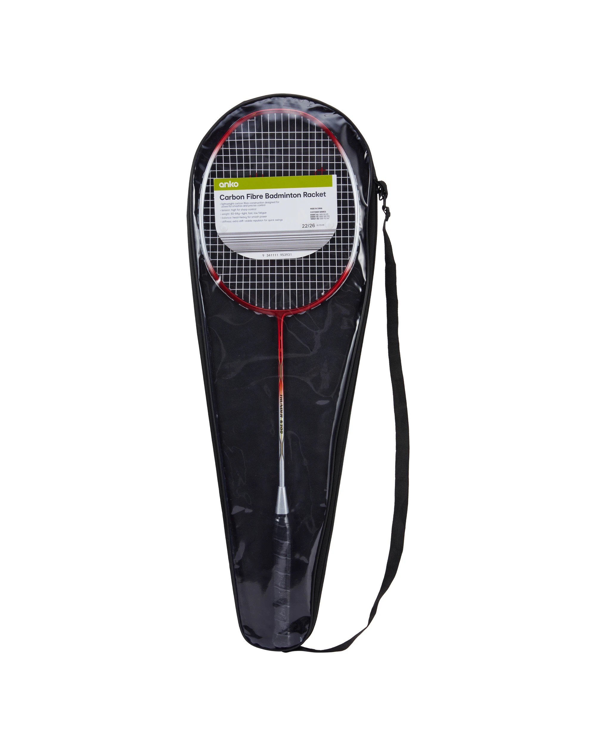 6 Carbon Fibre Badminton Racket, 6 of 6