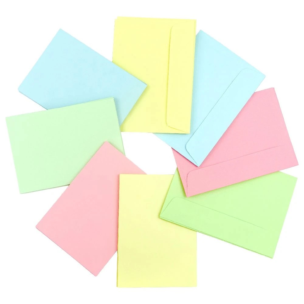 3 Quill A6 Cards and Envelopes Pastel 30 Pack, 3 of 5