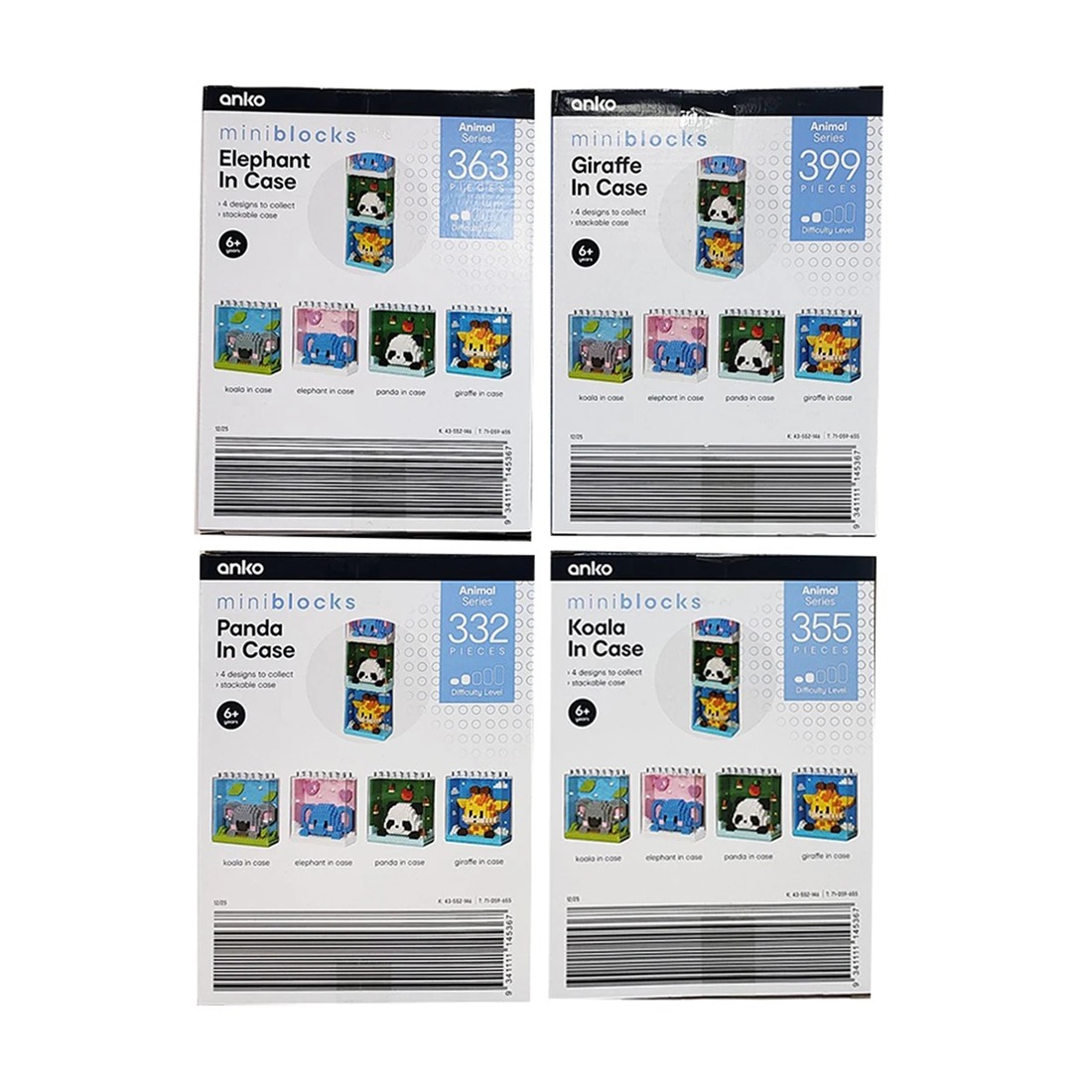 7 Mini Blocks Animal Series Set - Assorted, 7 of 7