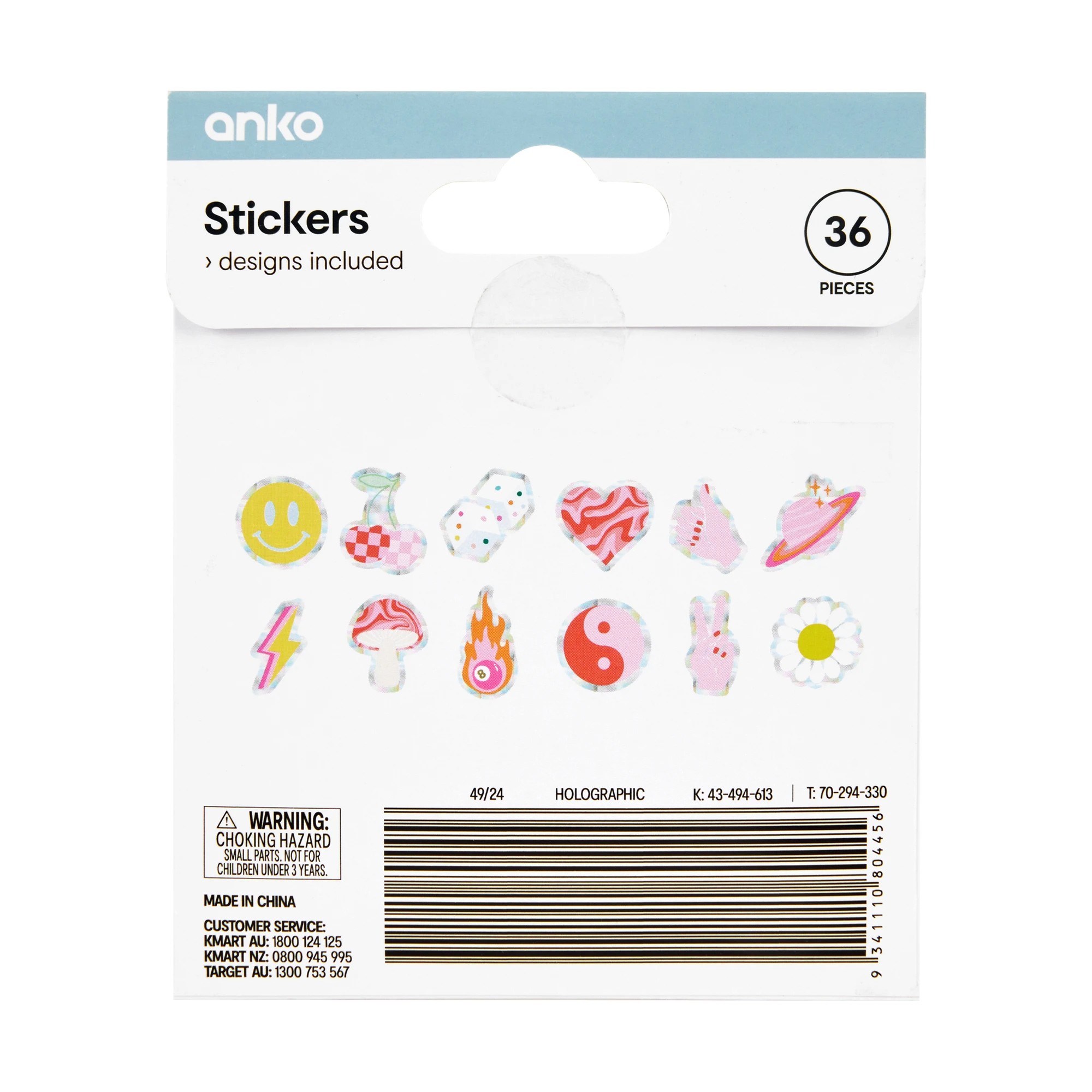 3 36 Piece Stickers - Holographic, 3 of 3