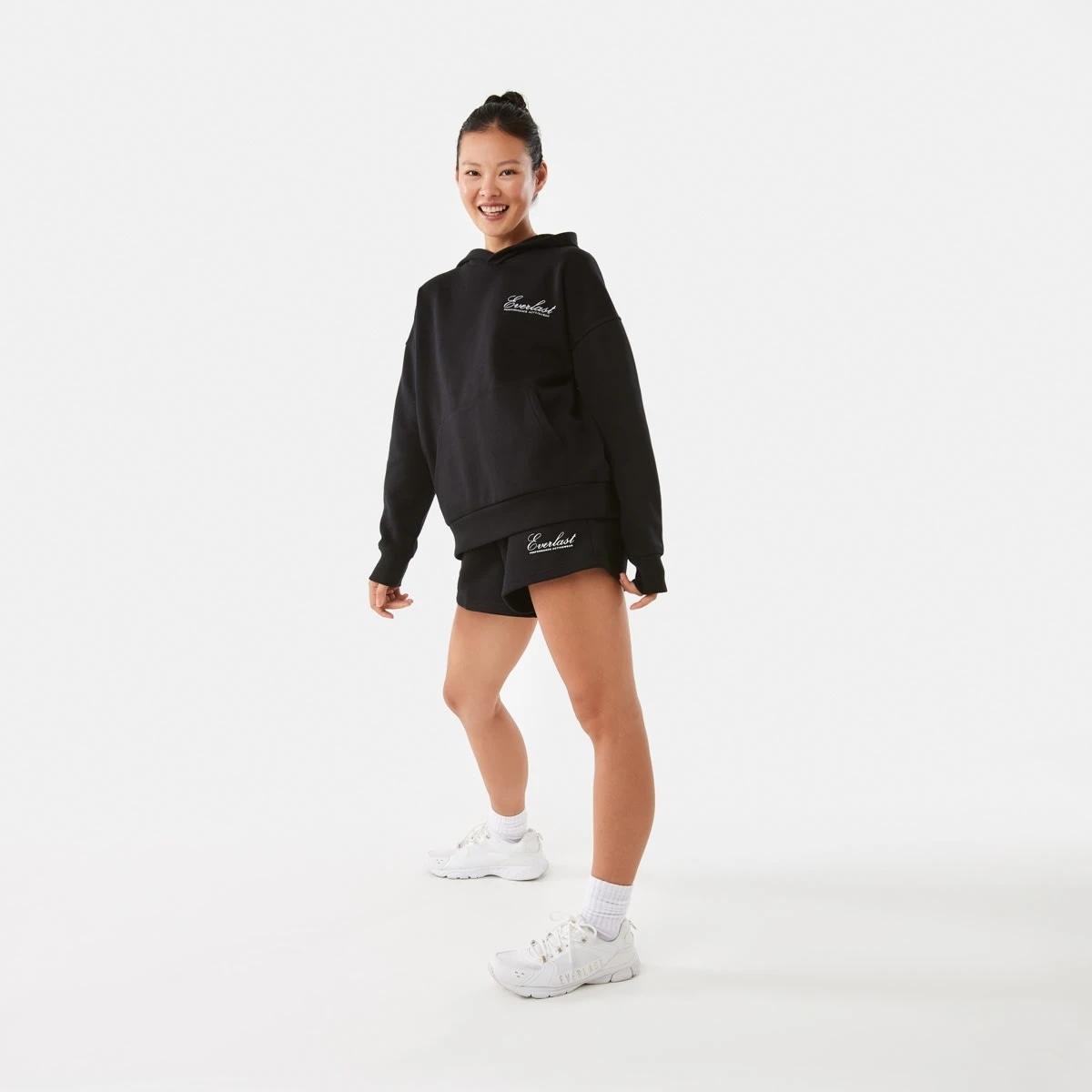 3 Everlast Womens Street Sweat Shorts EVERLAST BLACK, 3 of 7