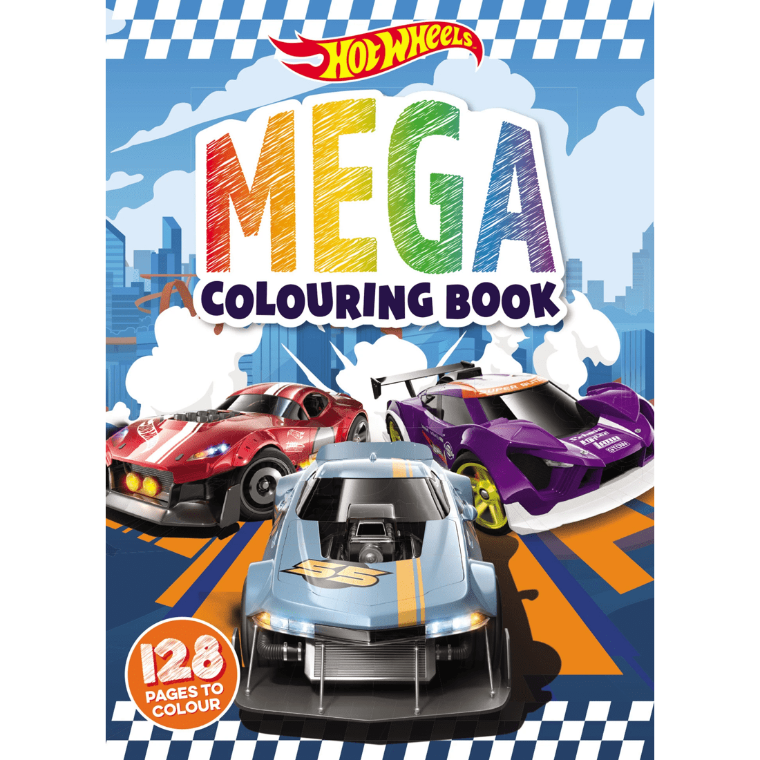 1 Hot Wheels Mega Colouring Book, 1 of 1