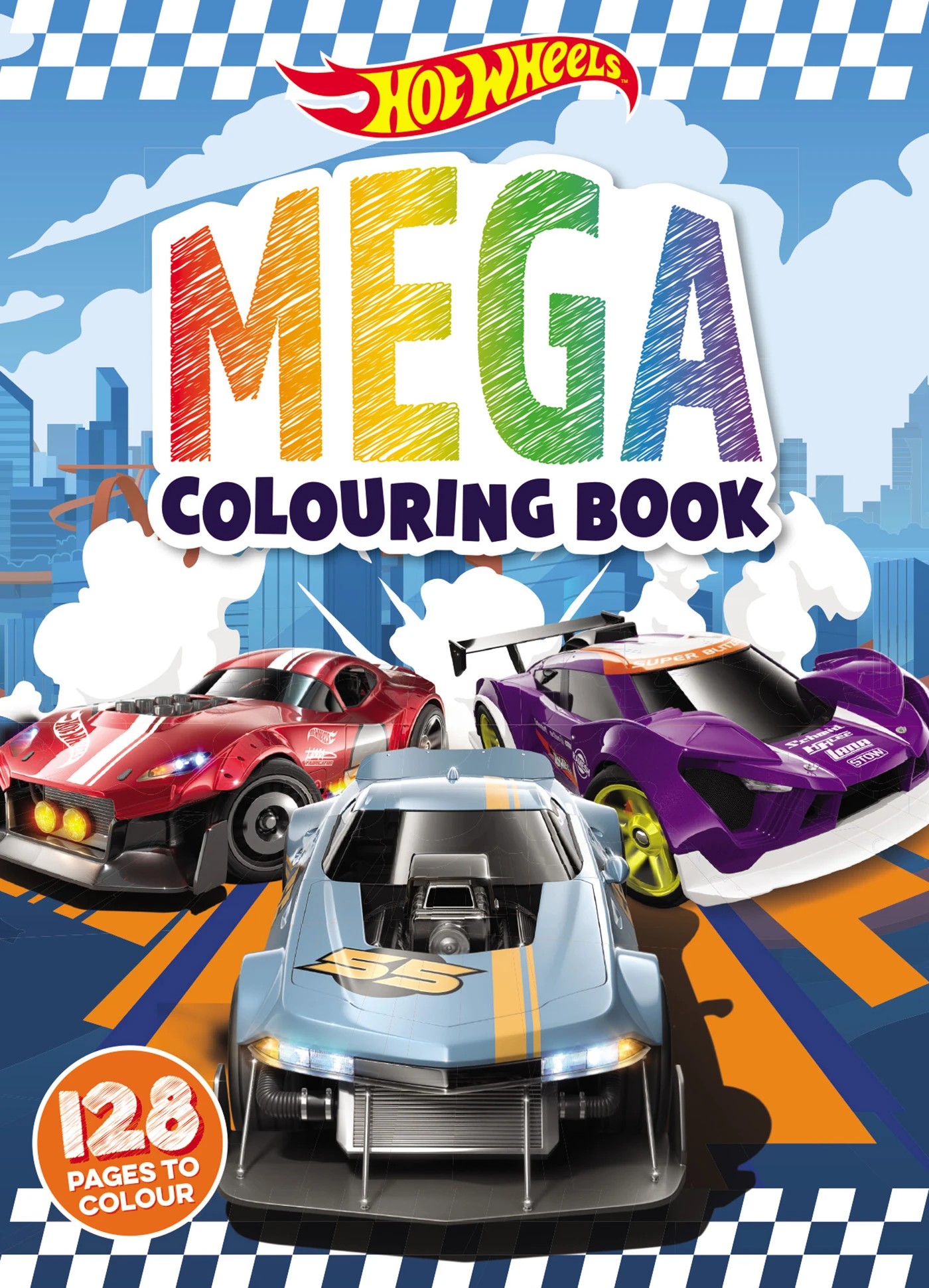 1 Hot Wheels Mega Colouring Book