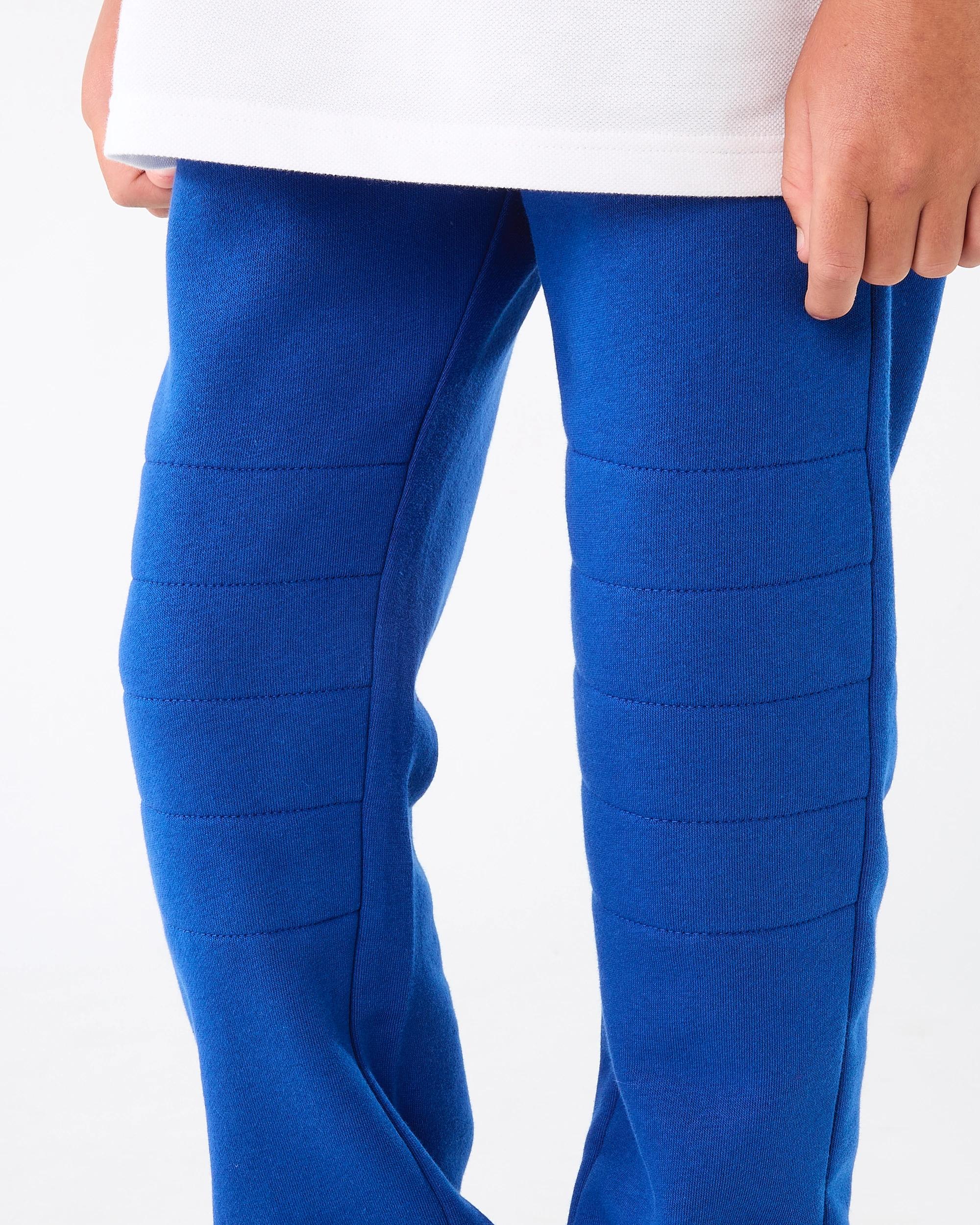 3 Knee Detail Trackpants Royal Blue, 3 of 7