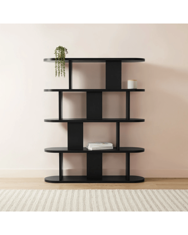 5 Tier Lozenge Bookshelf - B