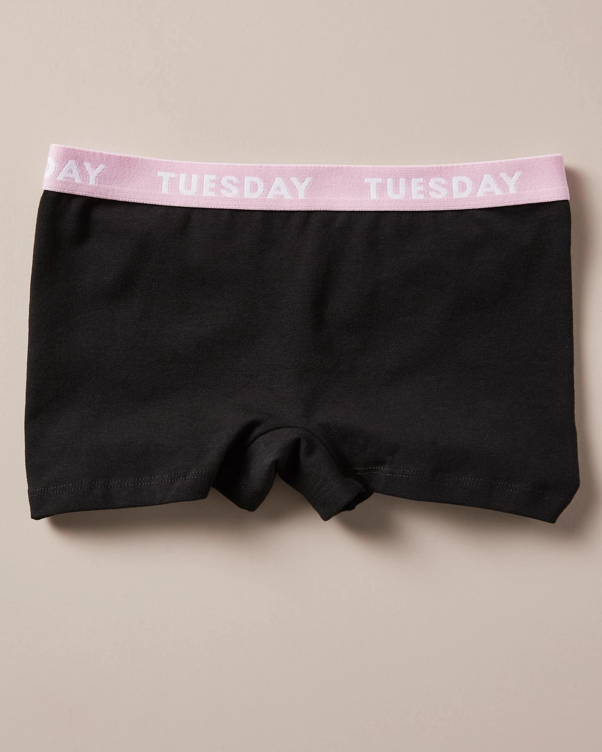 3 Girls Maxx Shorties 7 Pack BLACK, 3 of 9