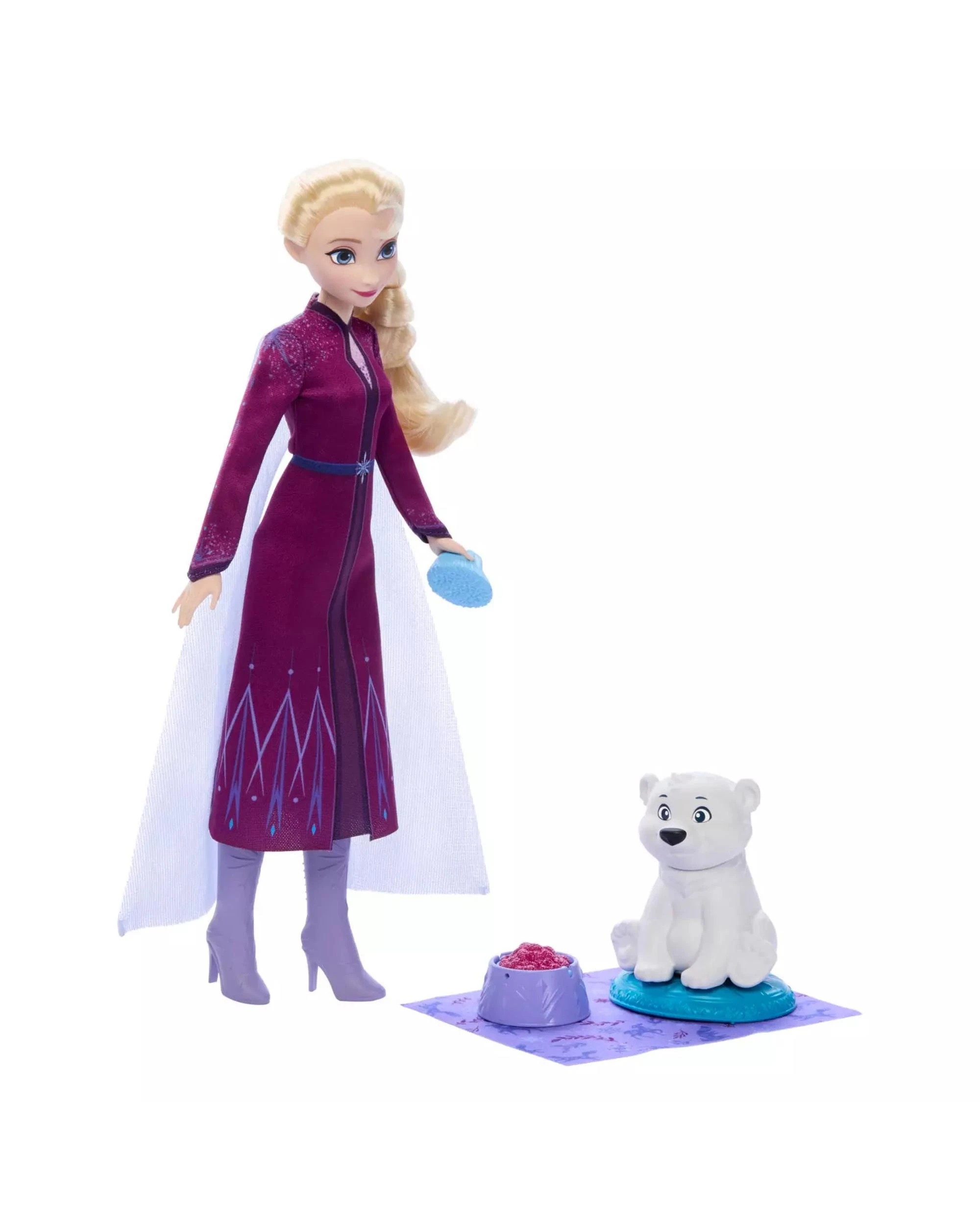 1 Disney Frozen Animals of Arendelle Elsa and Bear Cub Doll Set, 1 of 3