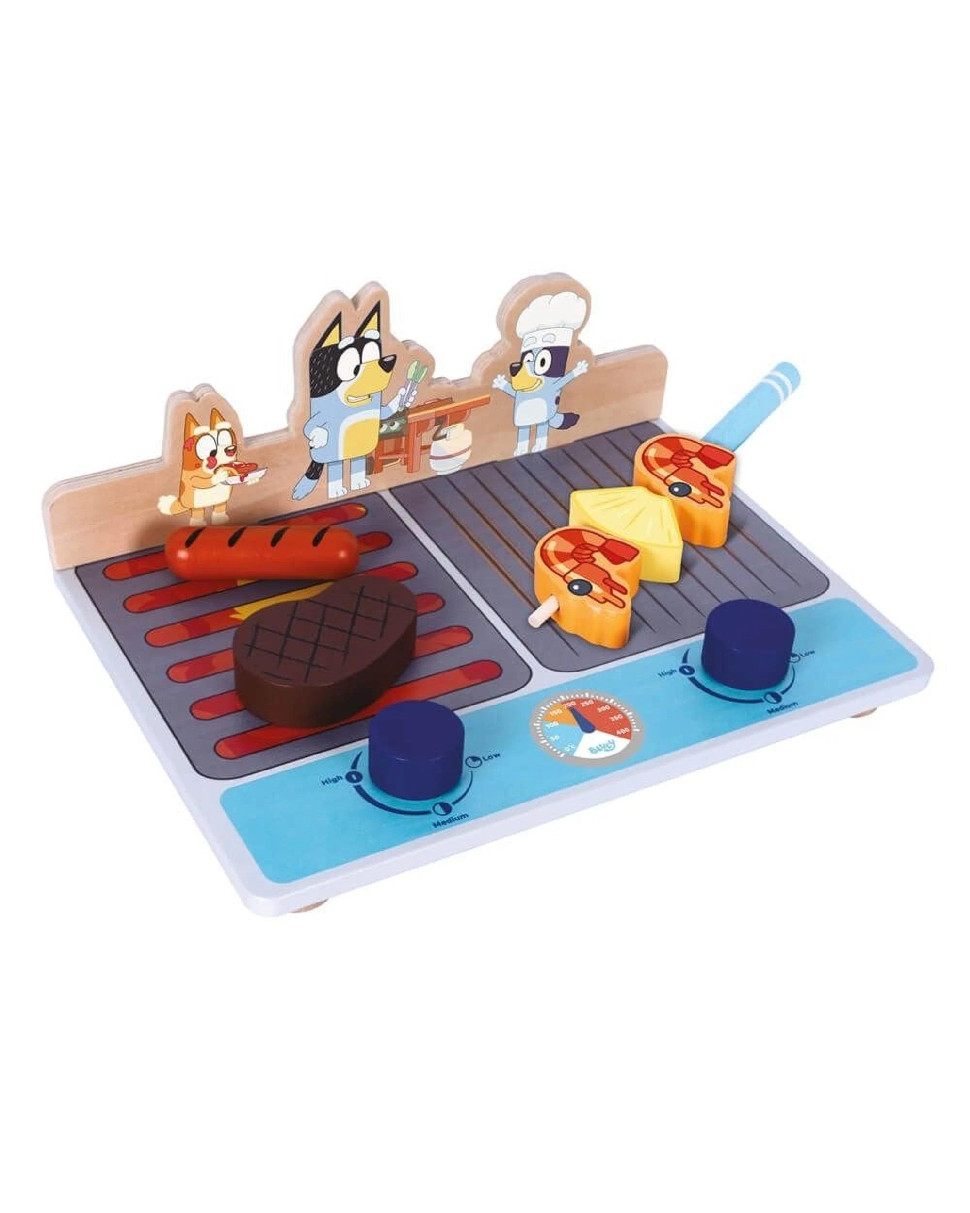 2 Bluey Wooden Tabletop BBQ Set, 2 of 6