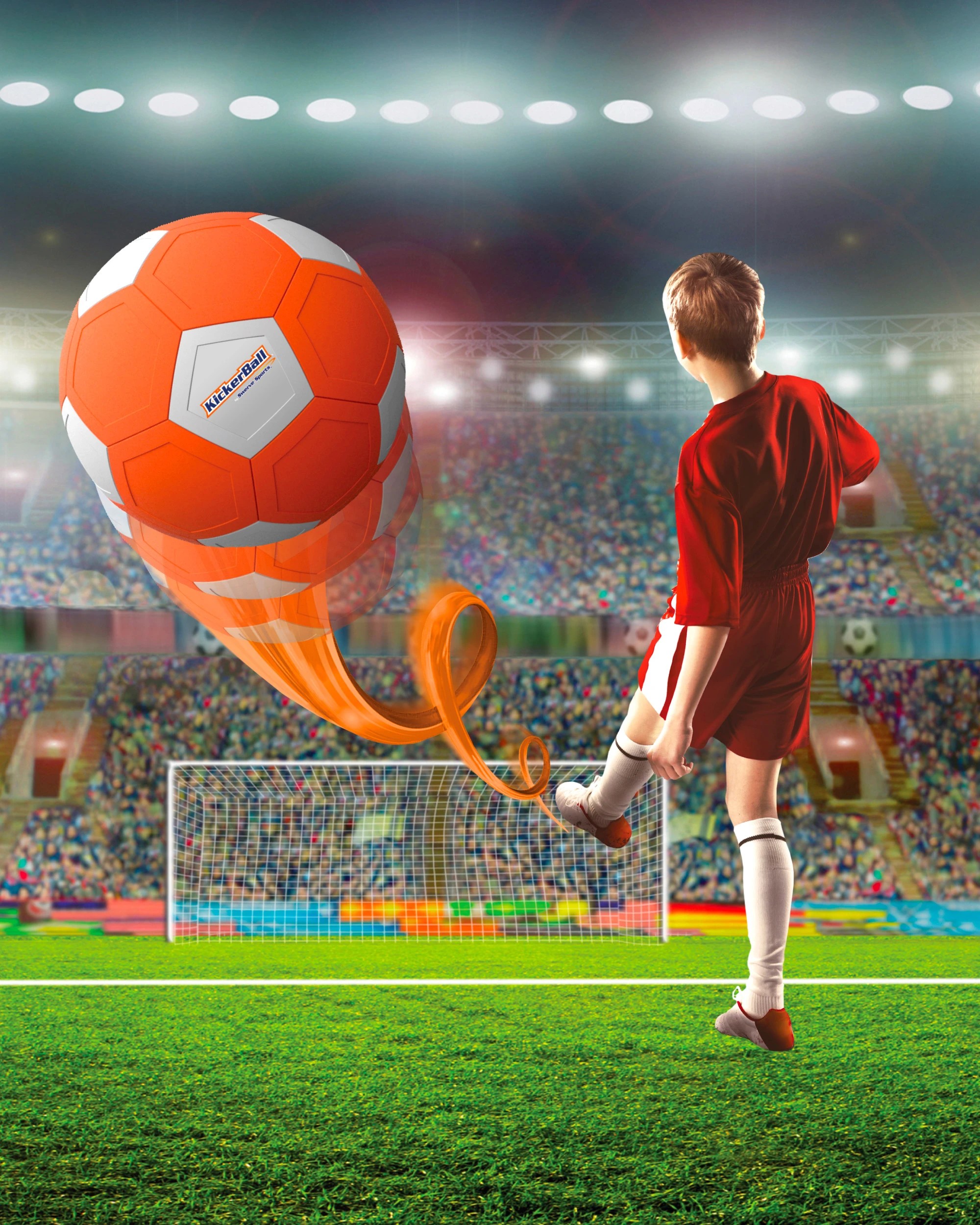 5 Global Shop Direct Kickerball by Swerve Sports Trick Soccerballs that Swerve and Curve Play Like A Pro, 5 of 7
