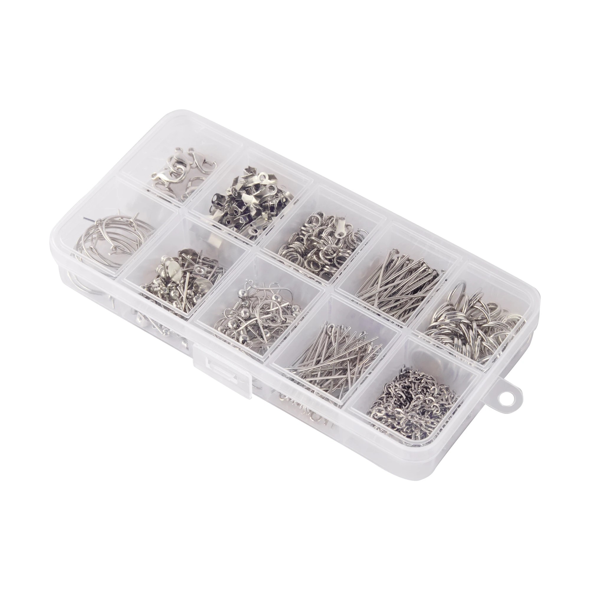 2 Jewellery Making Set - Silver Look, 2 of 8