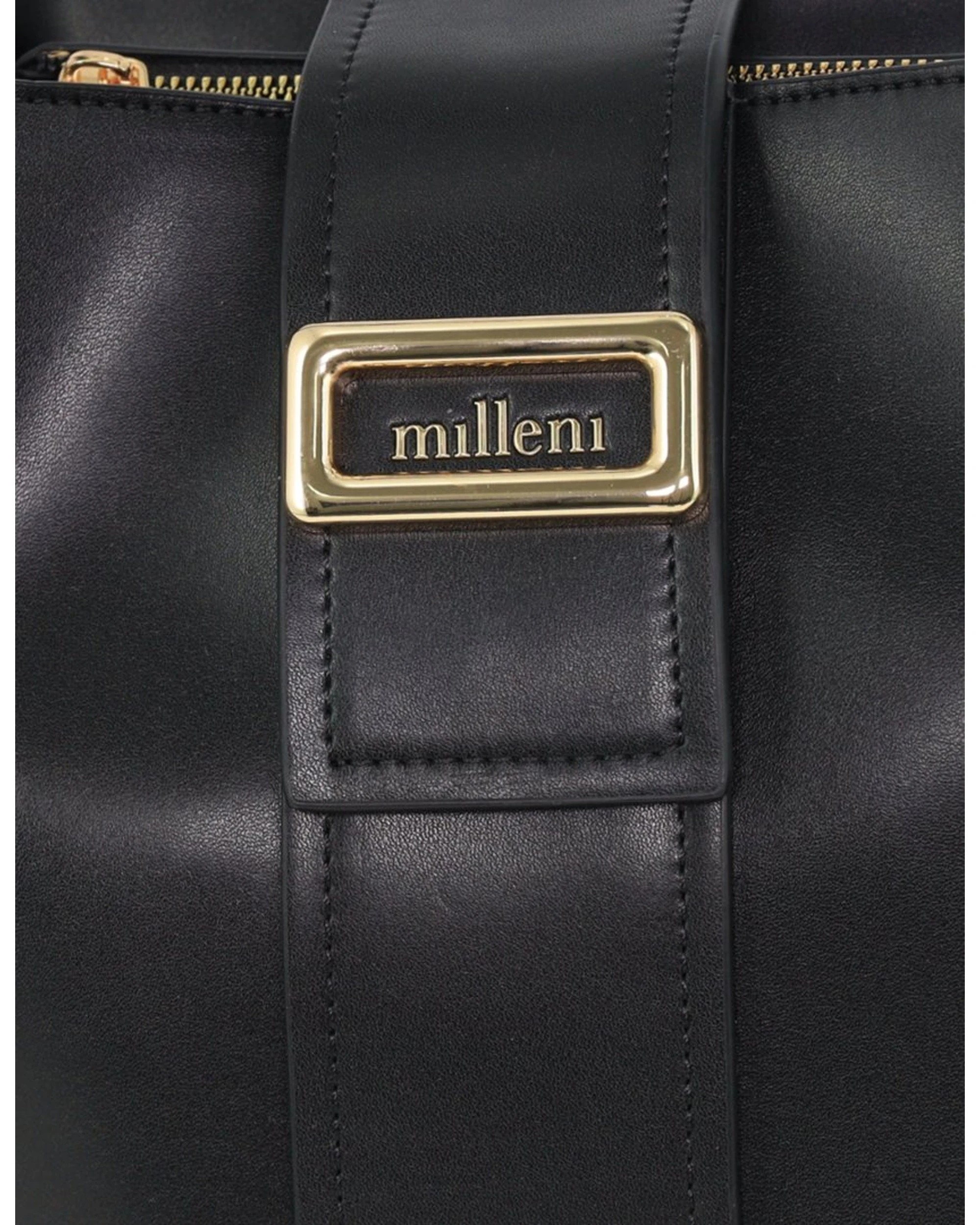 4 Milleni Women's Handbag Vegan Leather Fashion Stylish Mini Tote Bag - Black, 4 of 4